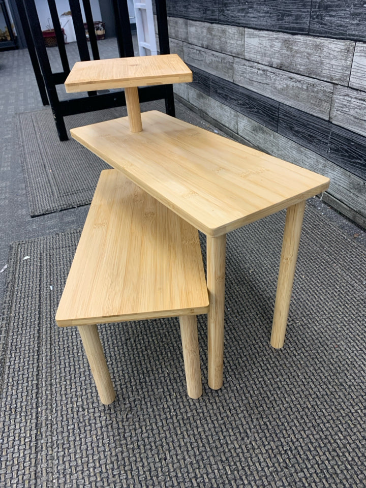 3 TIER BAMBOO PLANT STAND.