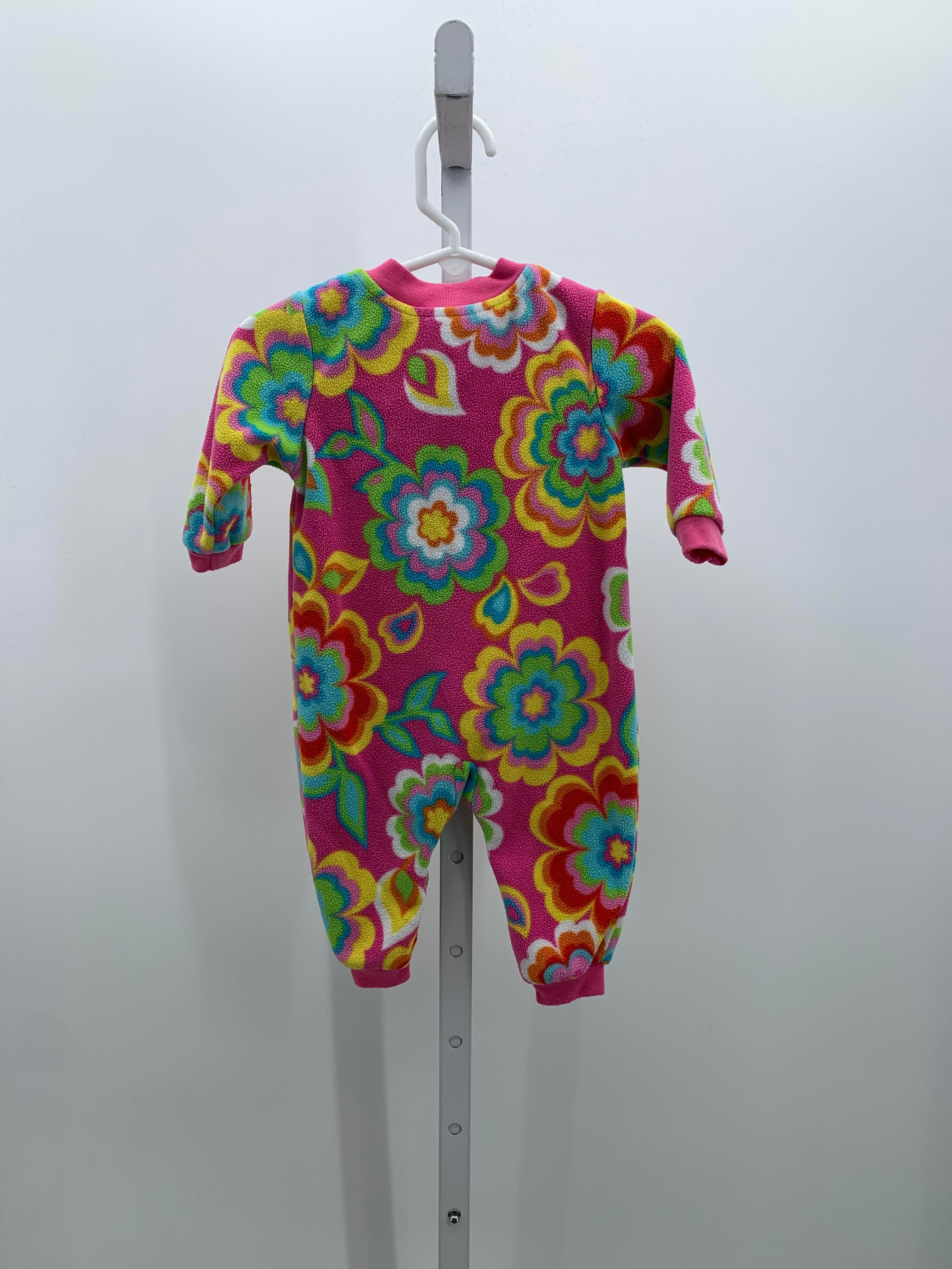 Size 3-6 Months Girls Long Slv. Romper