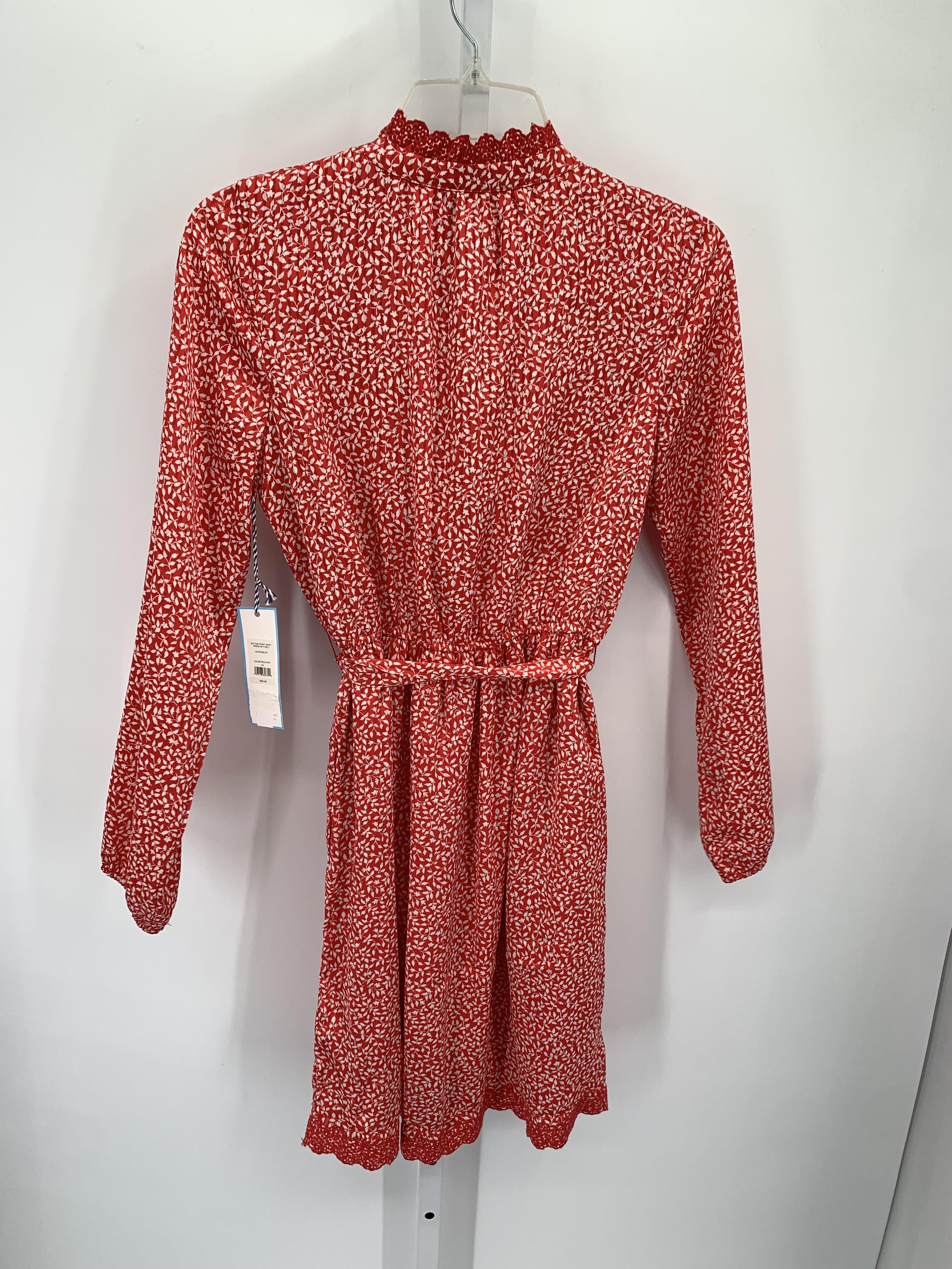 Draper James Size X Small Misses Long Sleeve Dress