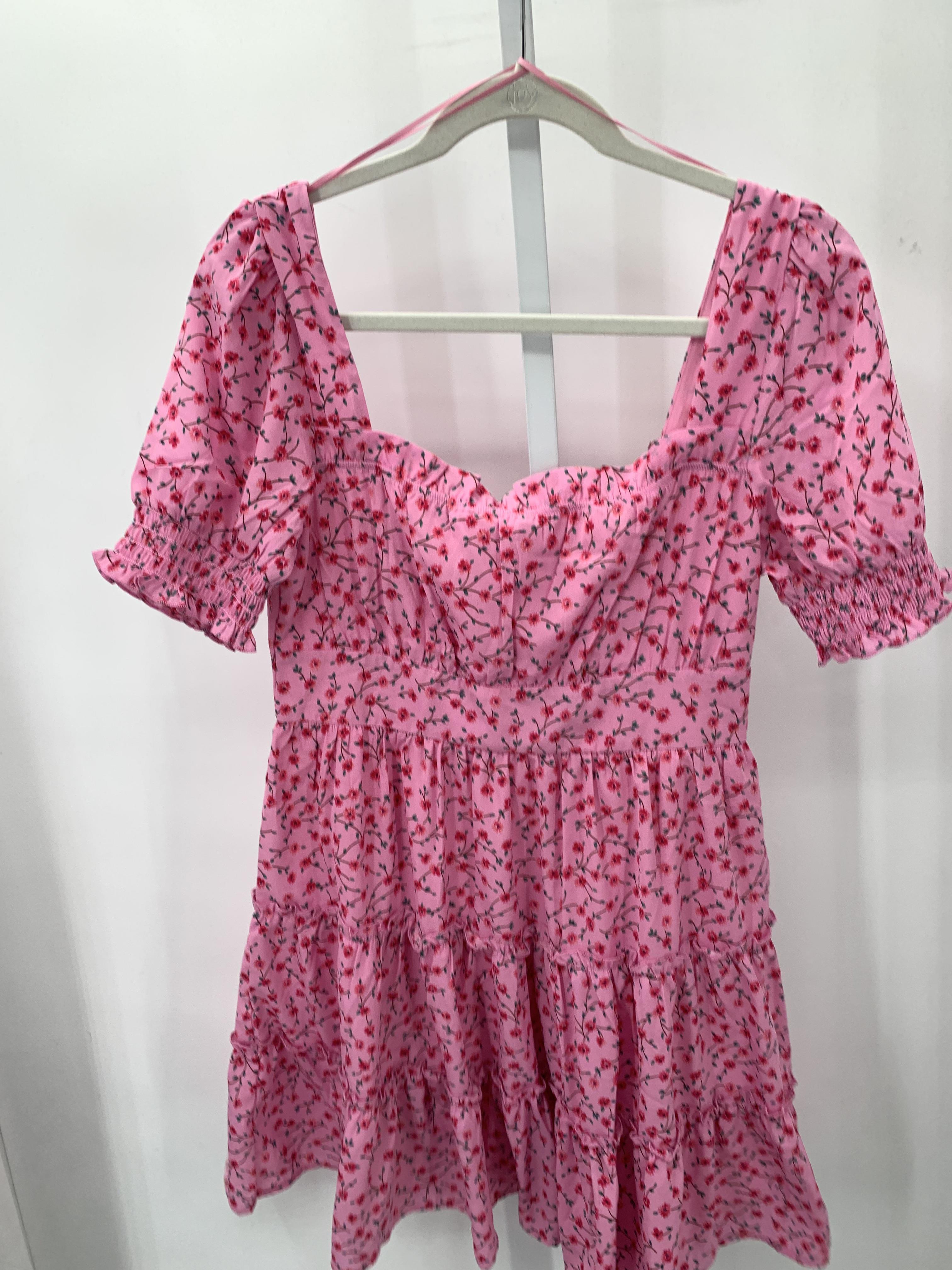Size Large Juniors Short Sleeve Dress