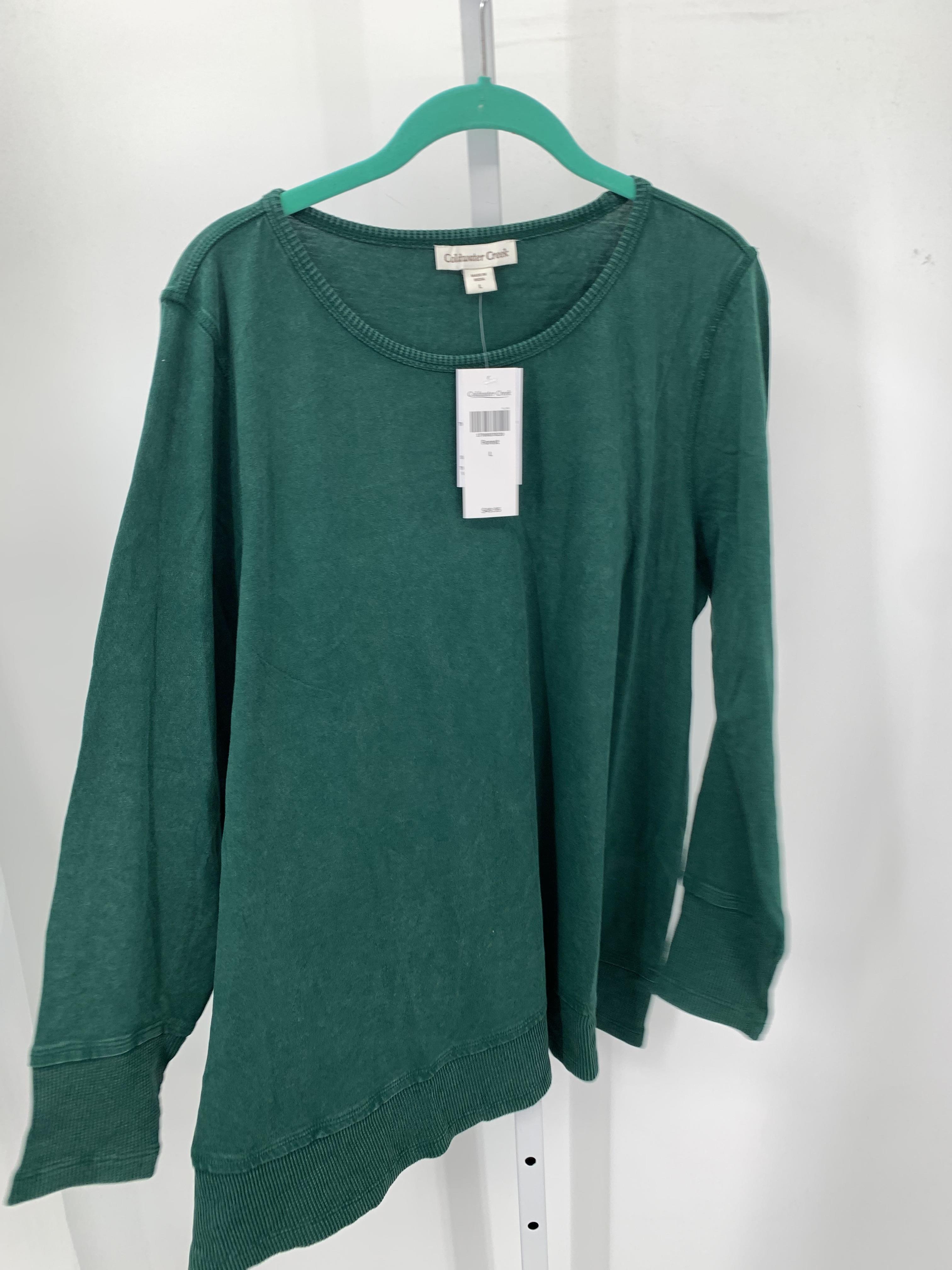 Coldwater Creek Size Large Misses Long Sleeve Shirt