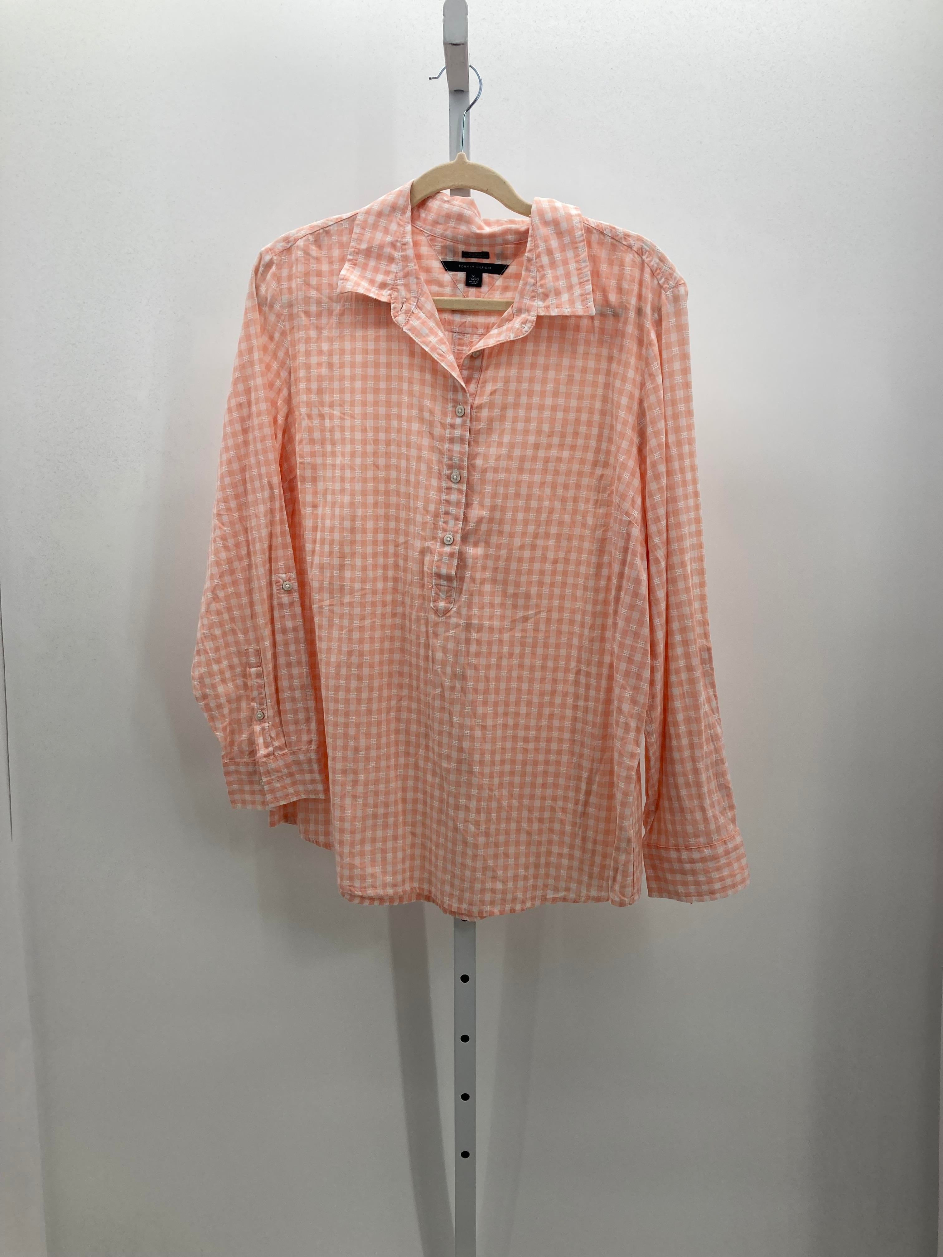 Tommy Hilfiger Size Extra Large Misses Long Sleeve Shirt