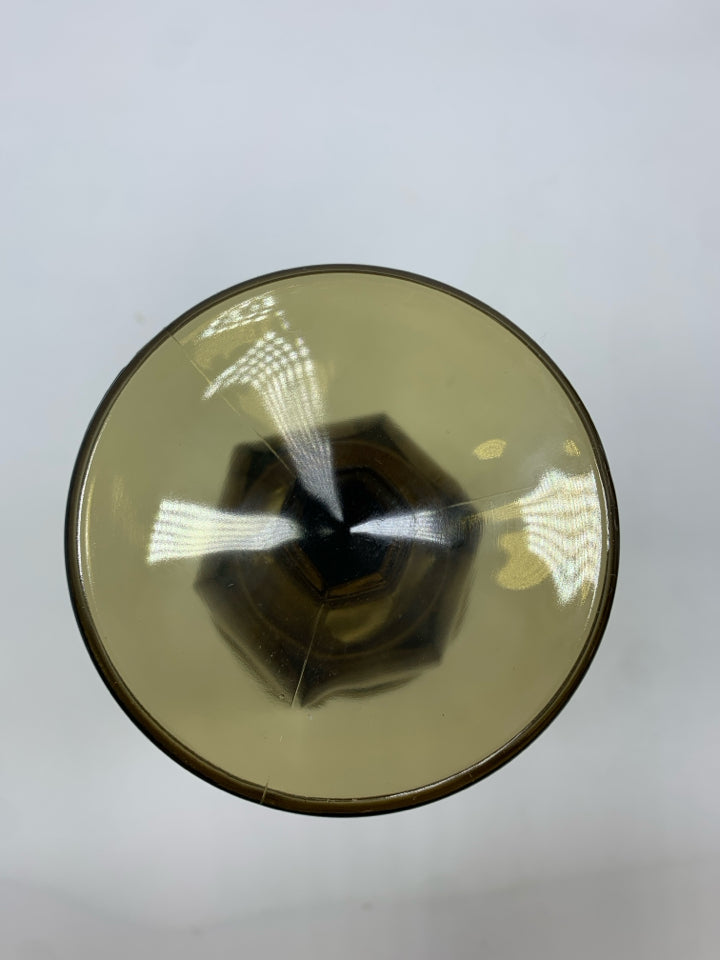 4 VTG IMPERIAL GLASS GOBLETS.