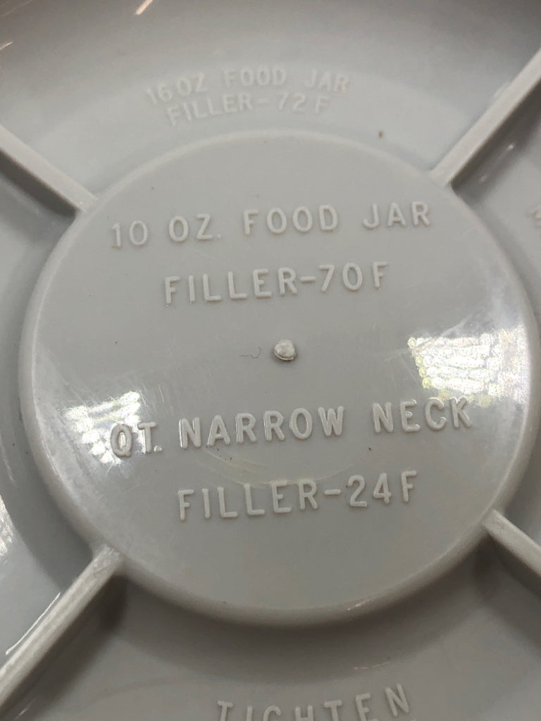 VTG BLUE THERMOS INSULATED FOOD JAR.