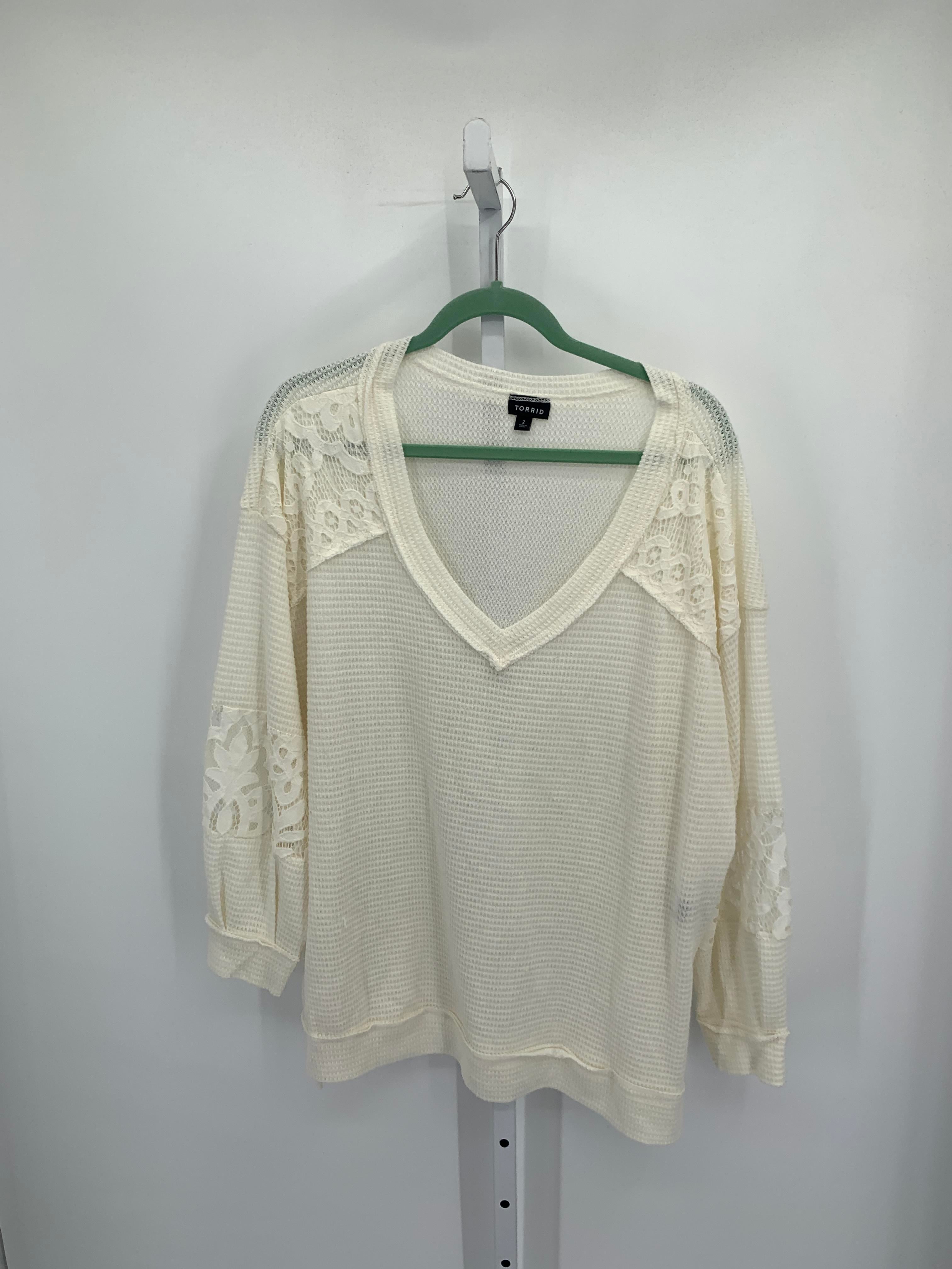 Torrid Size 2X Womens Long Sleeve Shirt