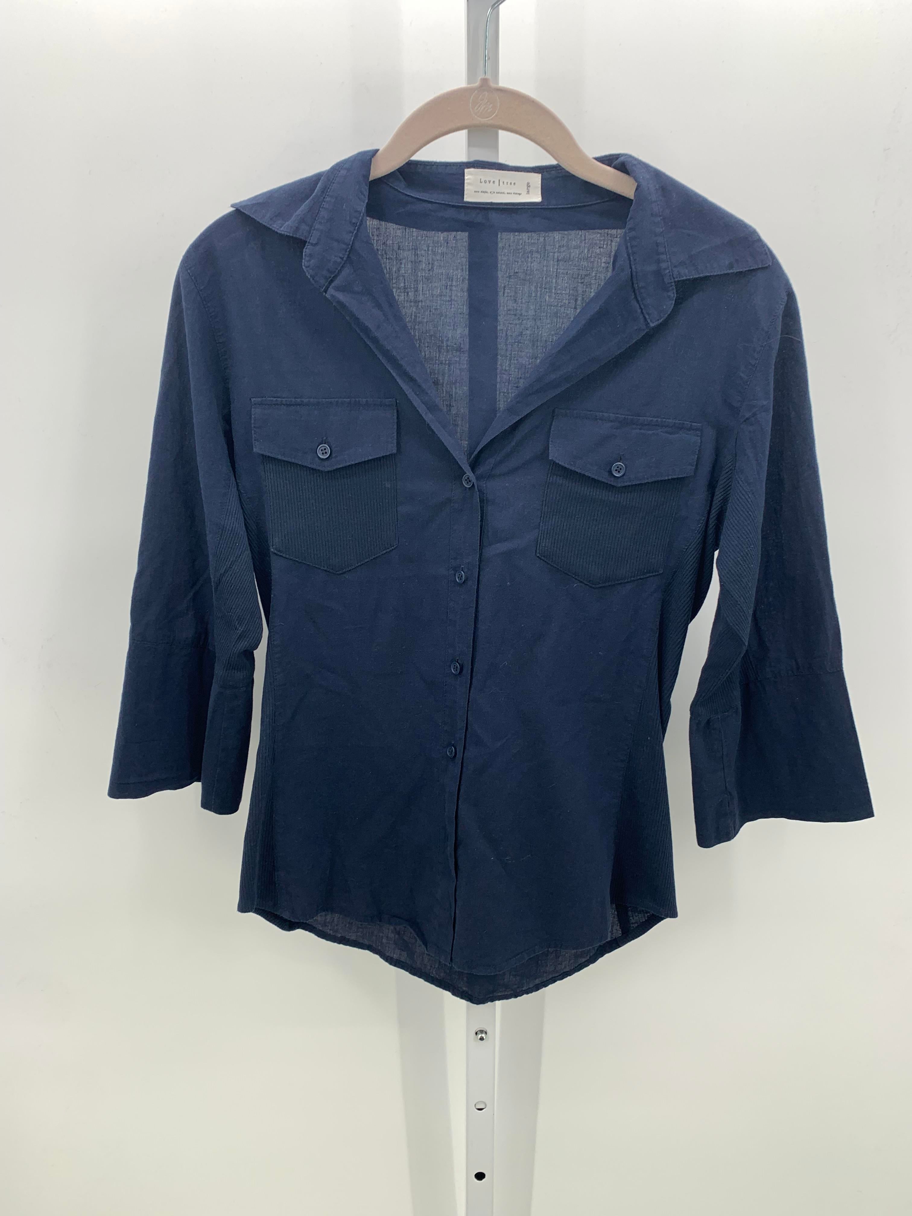 Love Tree Size Large Juniors 3/4 Sleeve Shirt