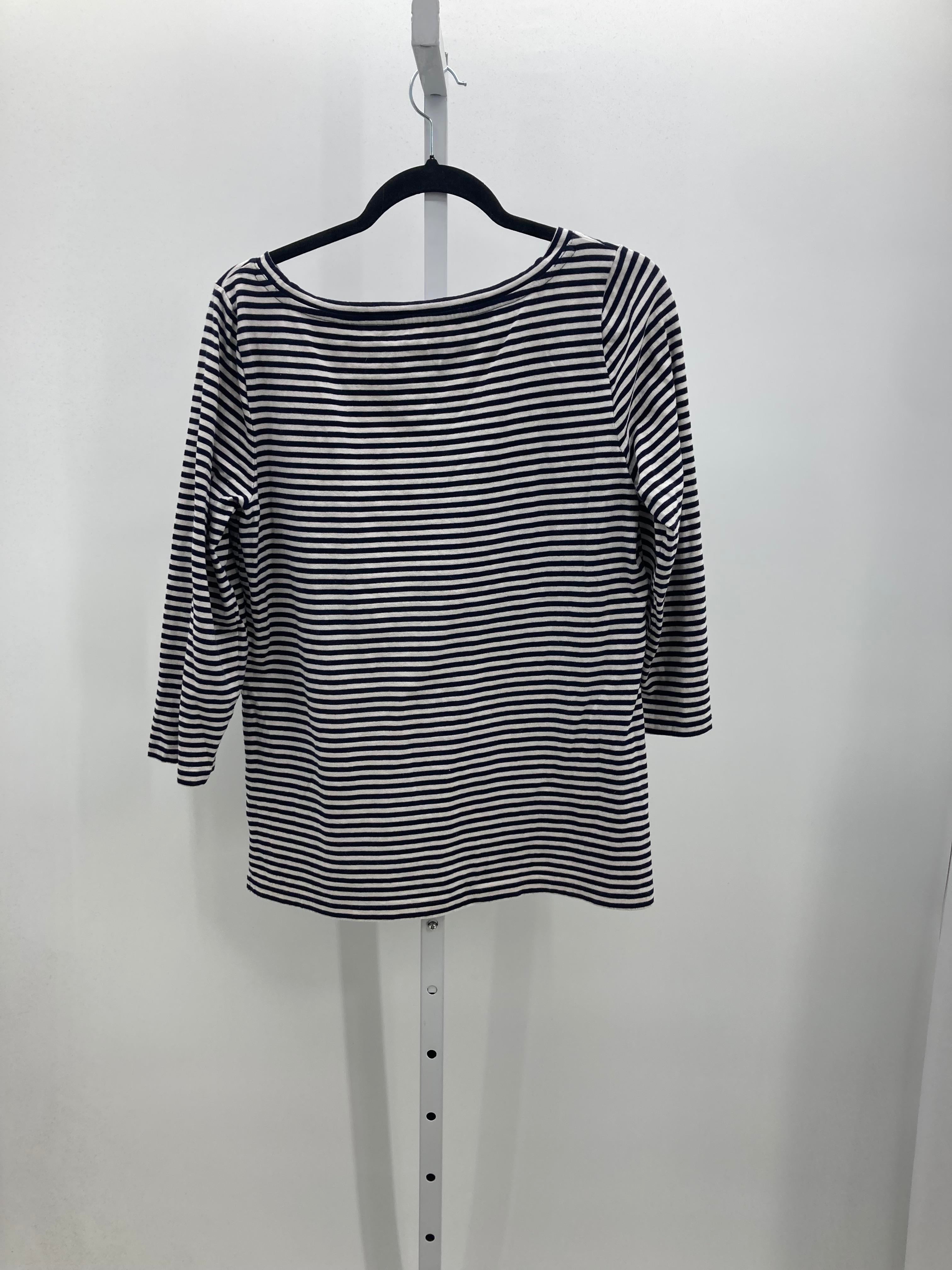 Talbots Size Medium Misses 3/4 Sleeve Shirt