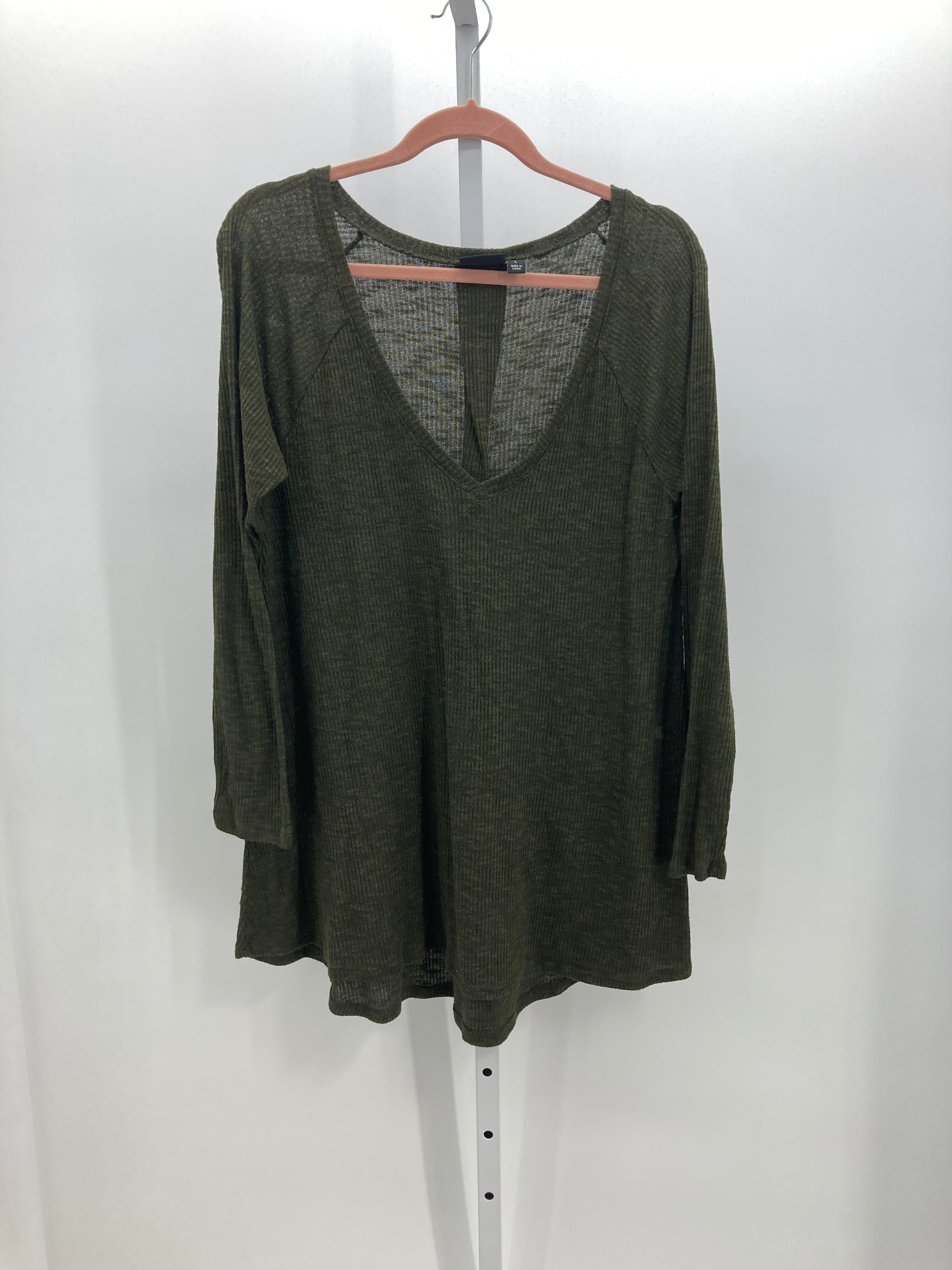 A.N.A. Size Large Misses Long Sleeve Shirt