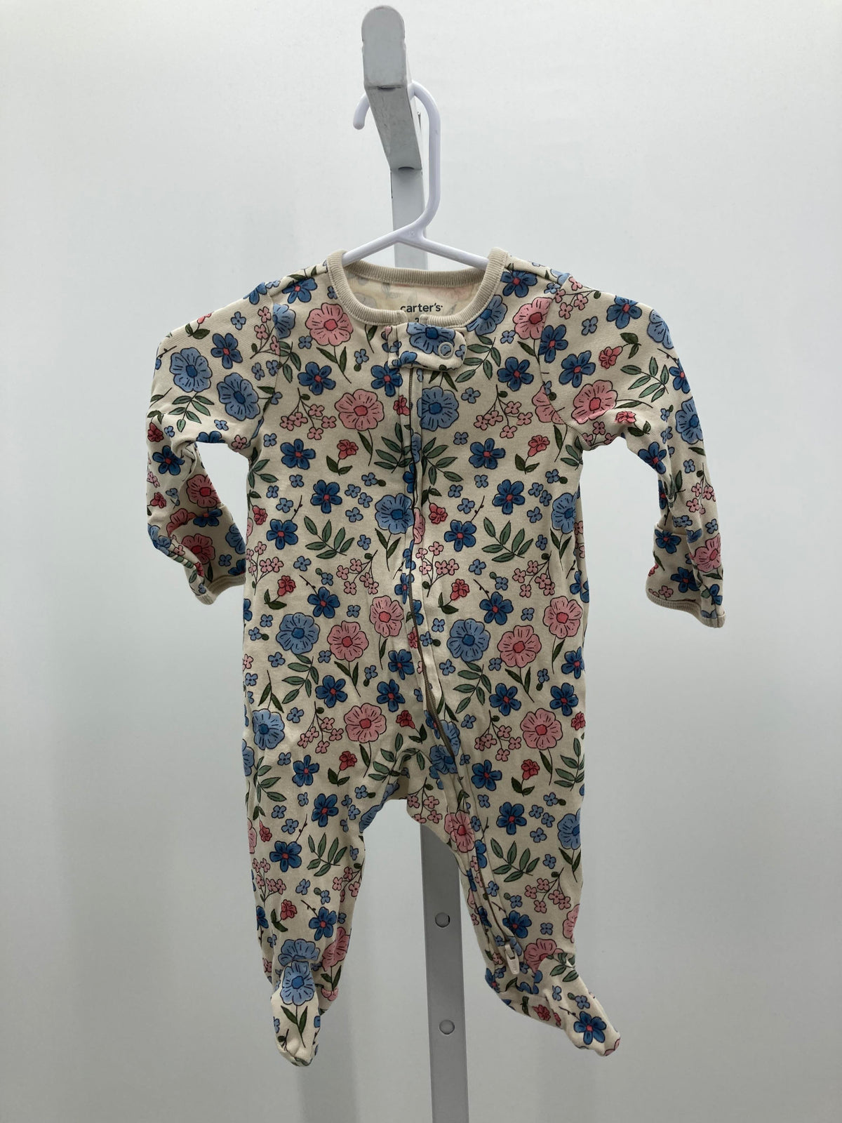 Carters Size 3 Months Girls Long Slv. Romper