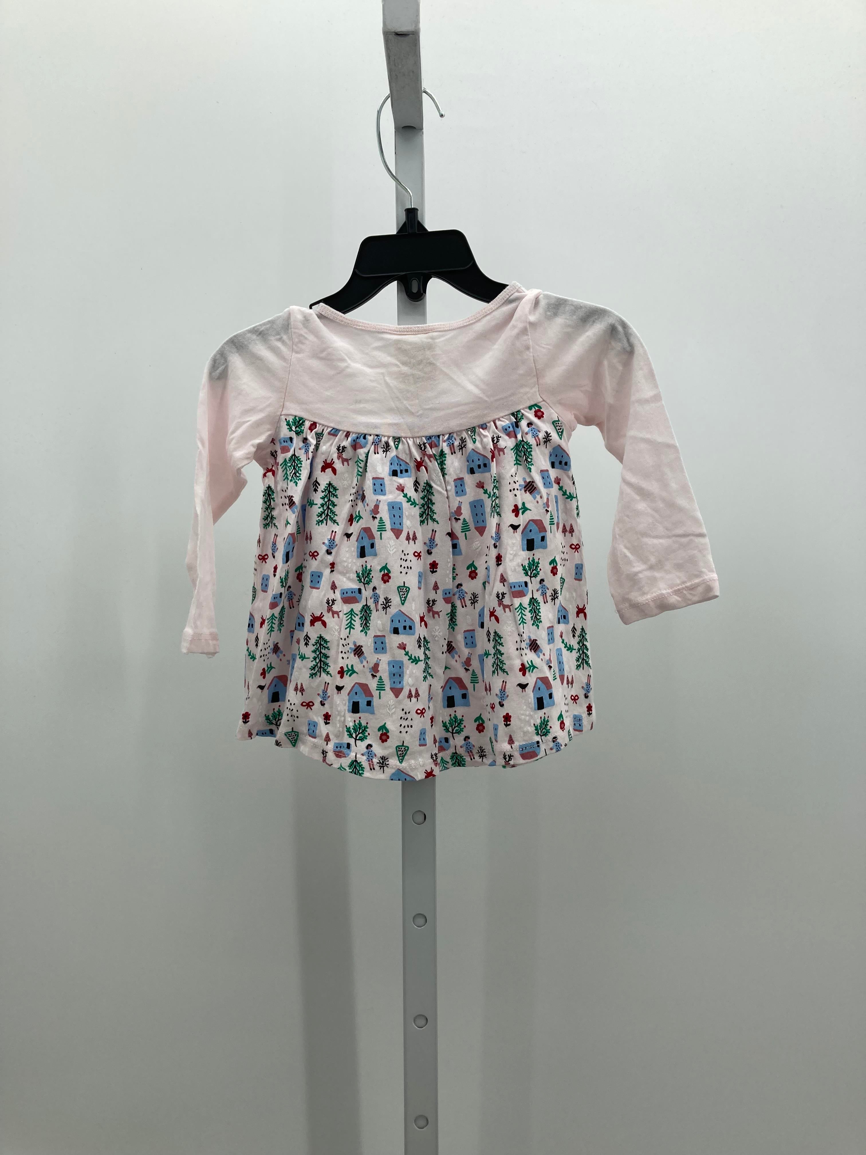First Impressions Size 6-9 mon Girls Long Sleeve Dress