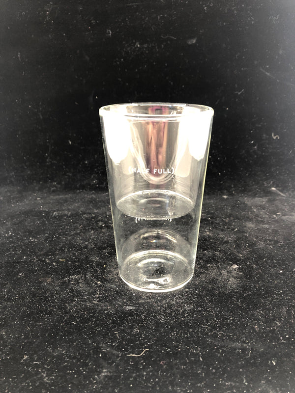 FILLABLE VASE/ CANDLE HOLDER GLASS.