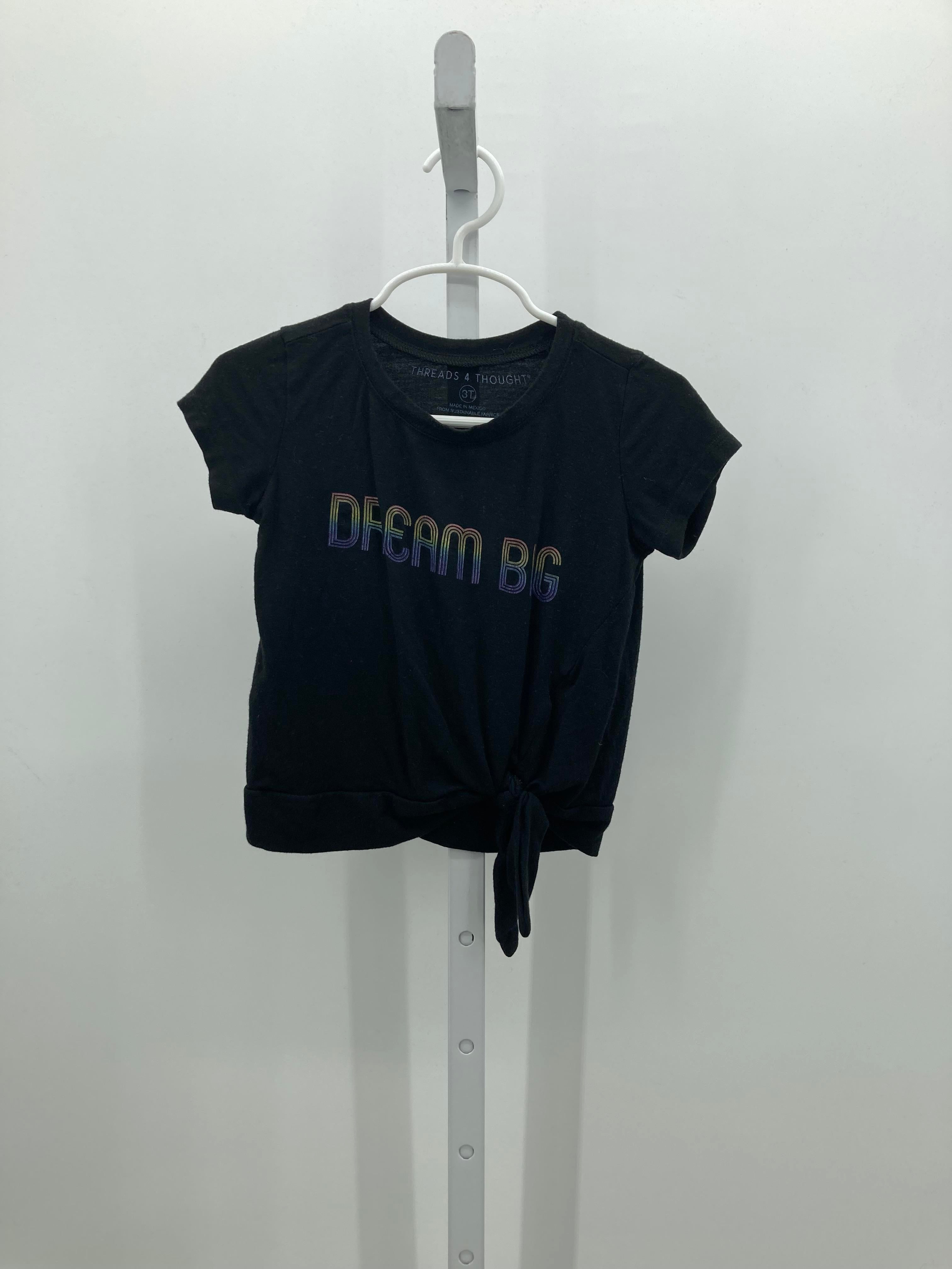 Threads4Thought Size 3T Girls Short Sleeve Shirt