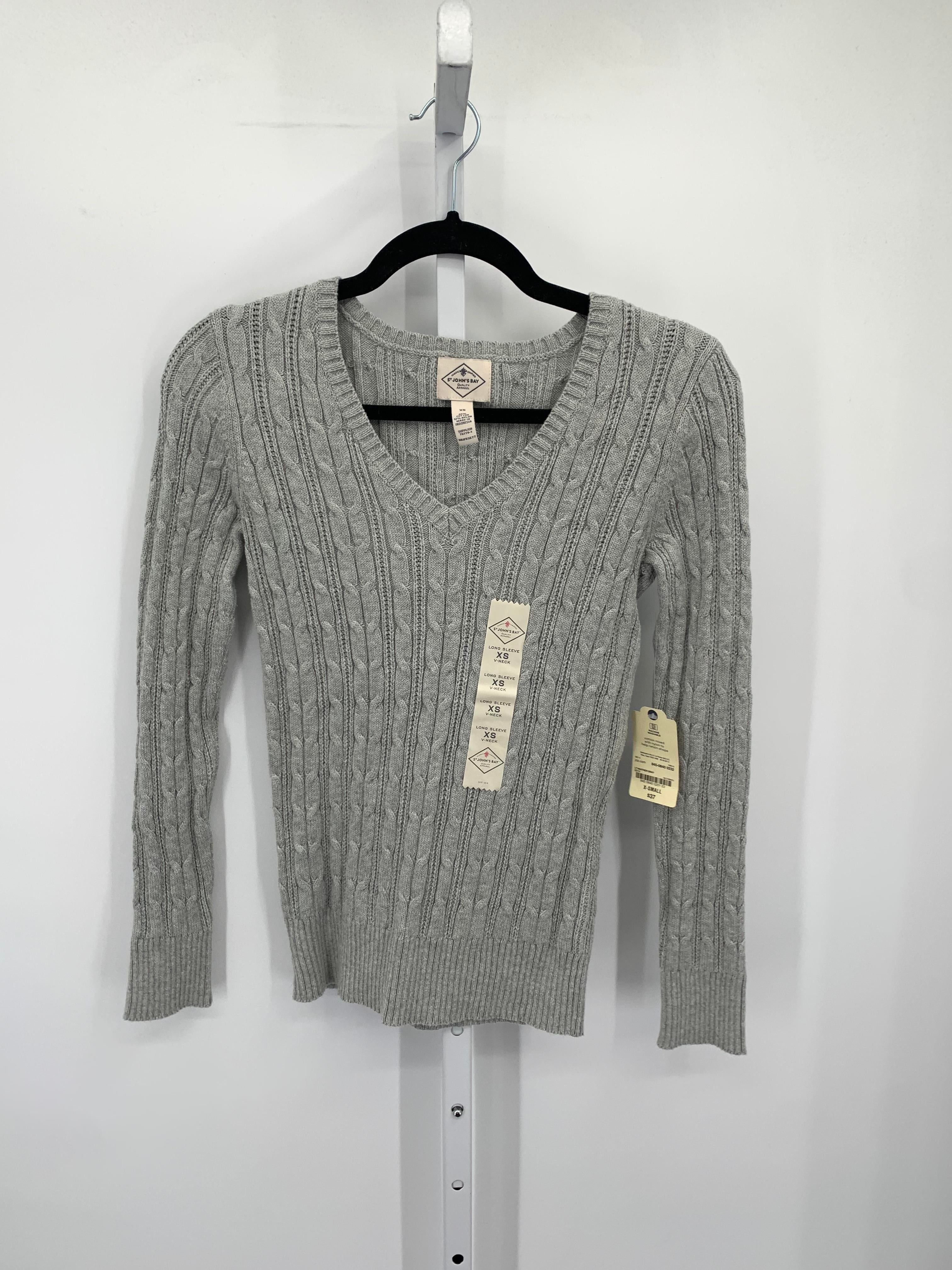 St. Johns Bay Size X Small Misses Long Slv Sweater