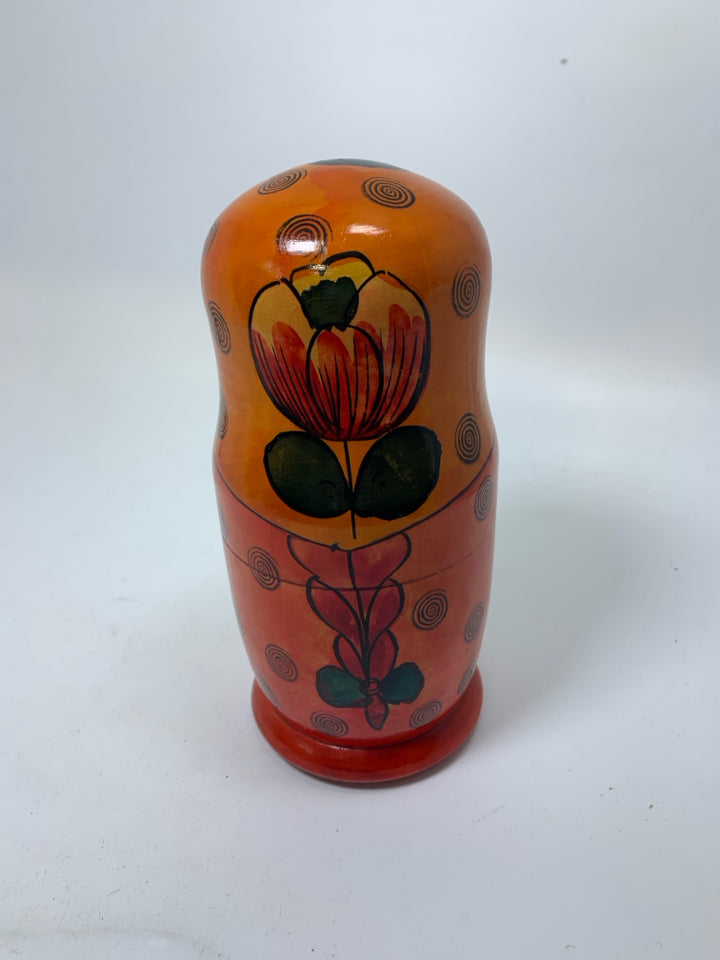 LARGE NESTING RUSSIAN DOLL 5.