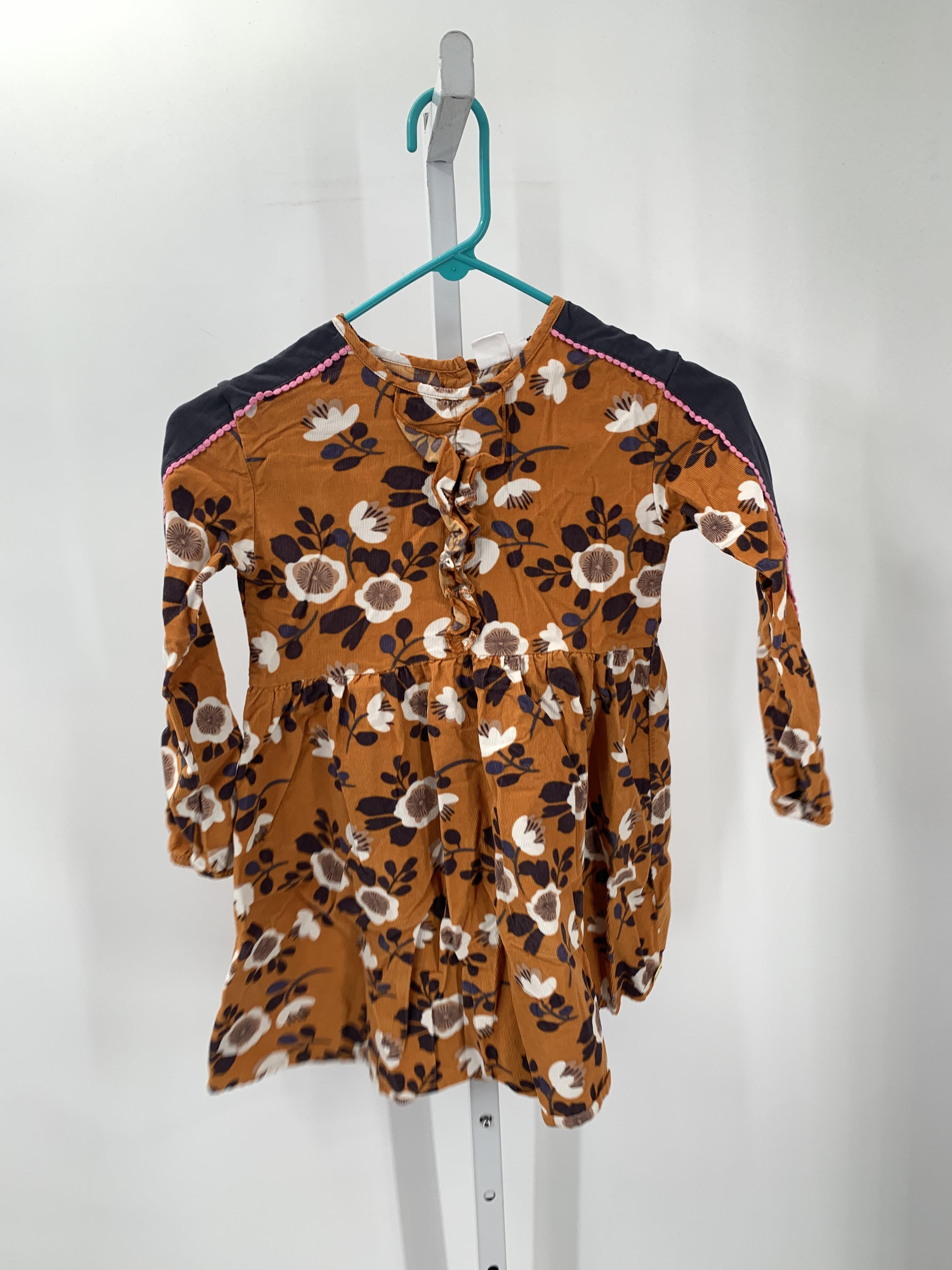 deux par deux Size 7 Girls Long Sleeve Dress