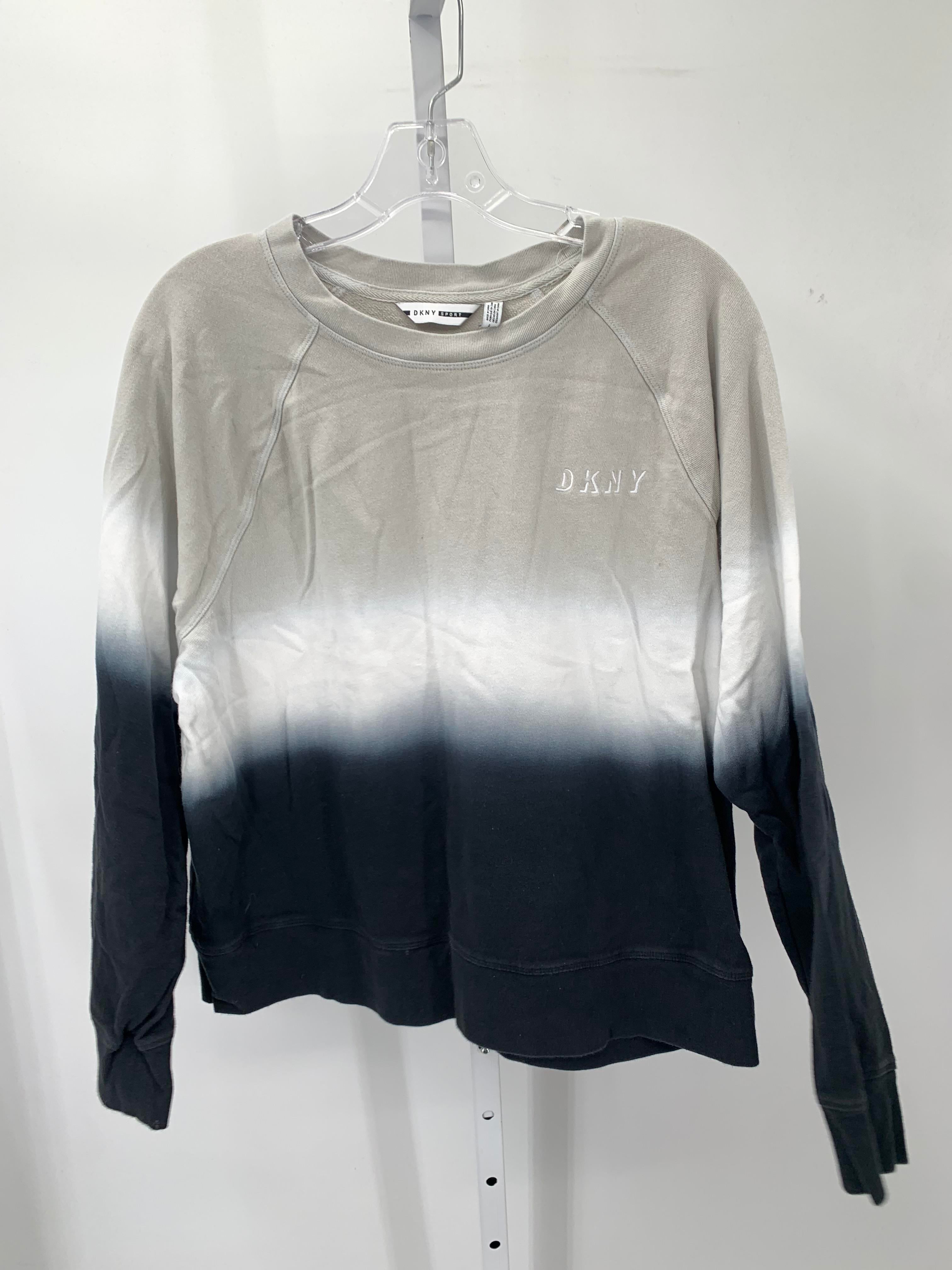 DKNY Size Large Misses Long Sleeve Shirt