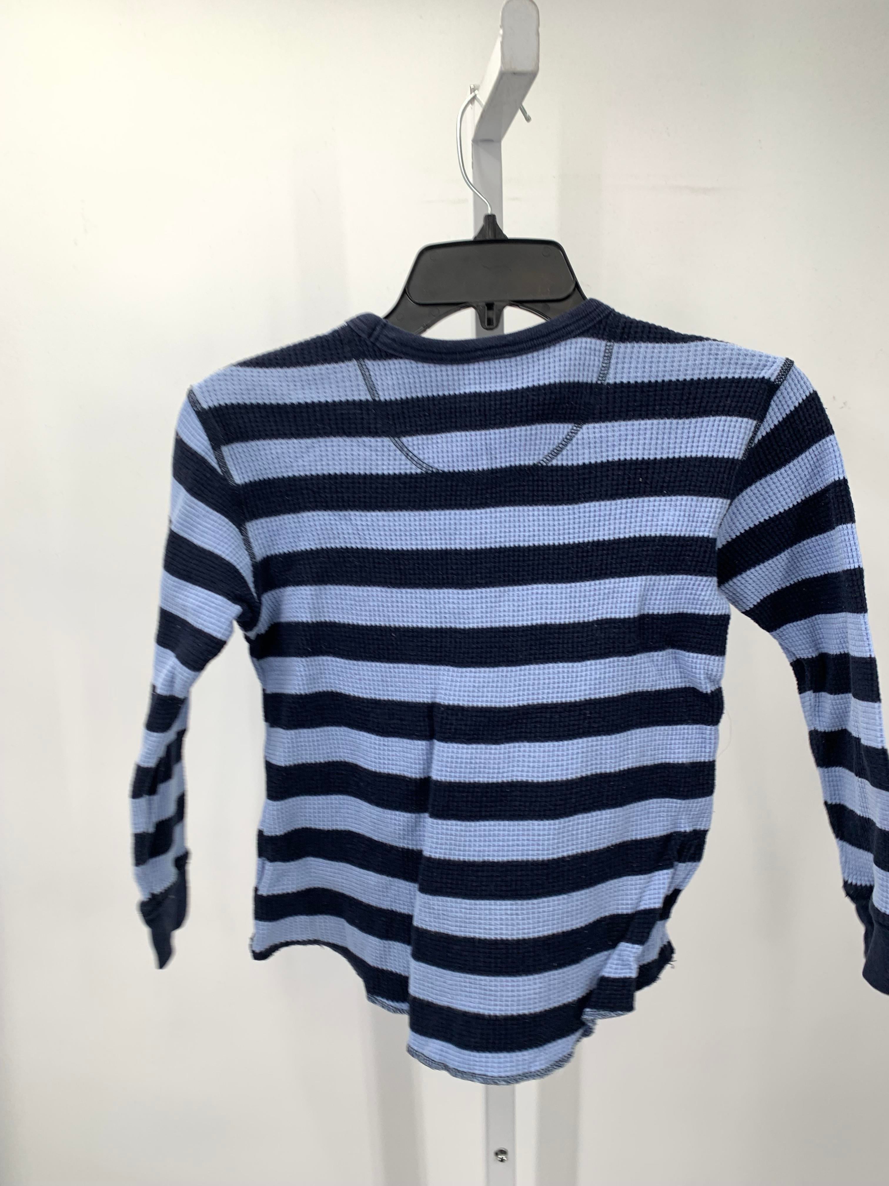 BLUE STRIPES WAFFLE KNIT