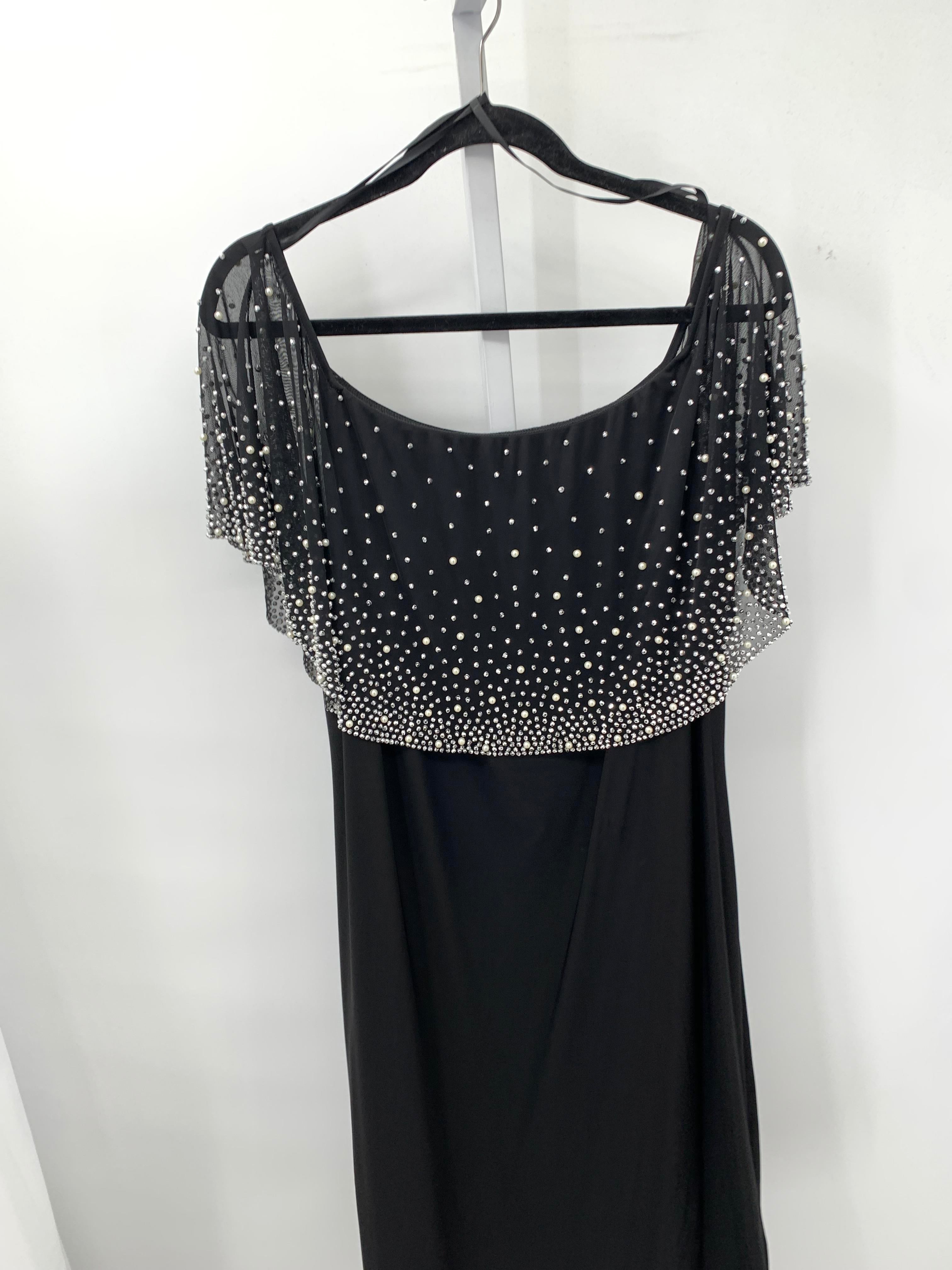 Roz & Ali Size Large Misses Short Sleeve Dress