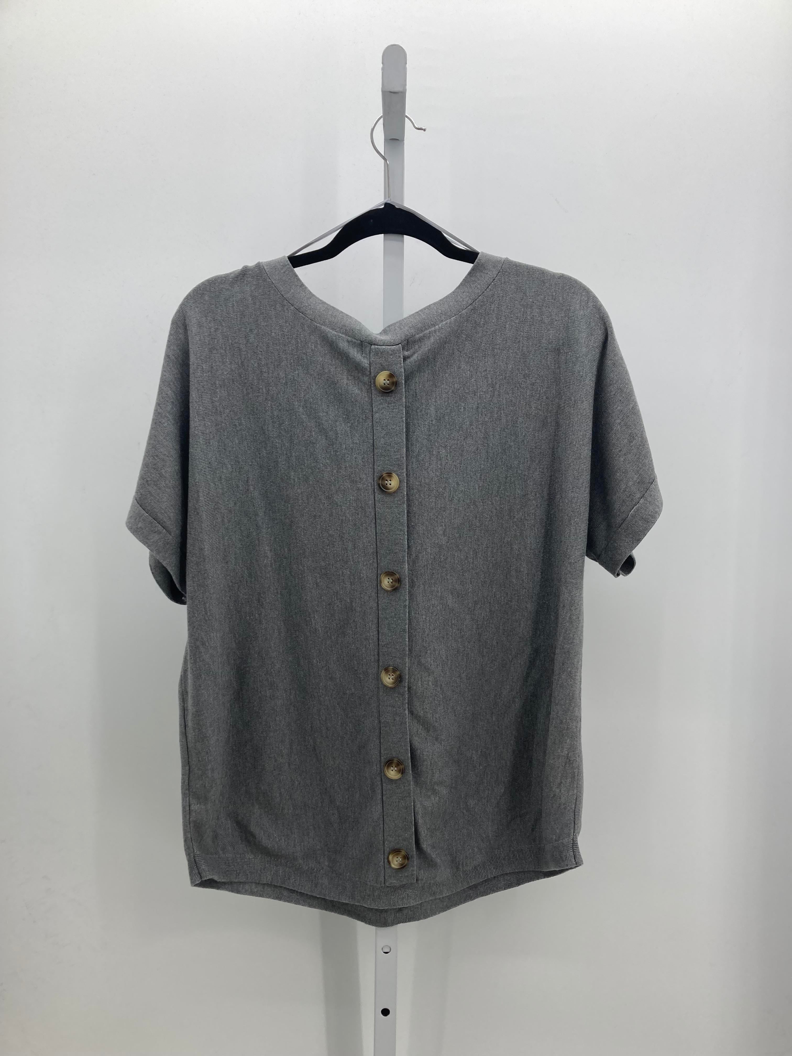 Cable & Gauge Size 1X Womens Short Sleeve Shirt