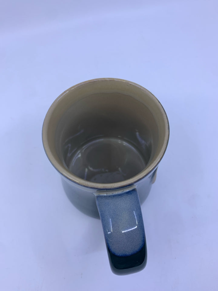 GREEN POTTERY GRANDPA MUG.