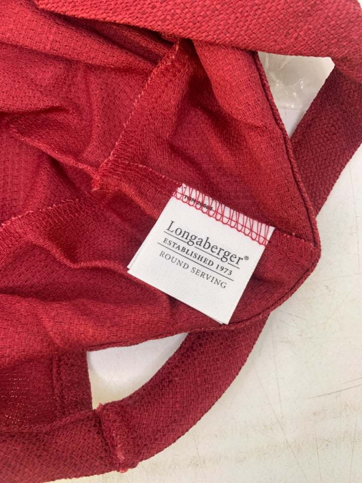 IP ROUND SERVING TRAY LINER COLOR PAPRIKA.