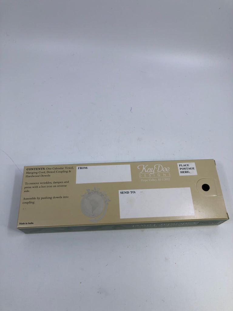 NIB 2026 CALENDAR TOWEL.