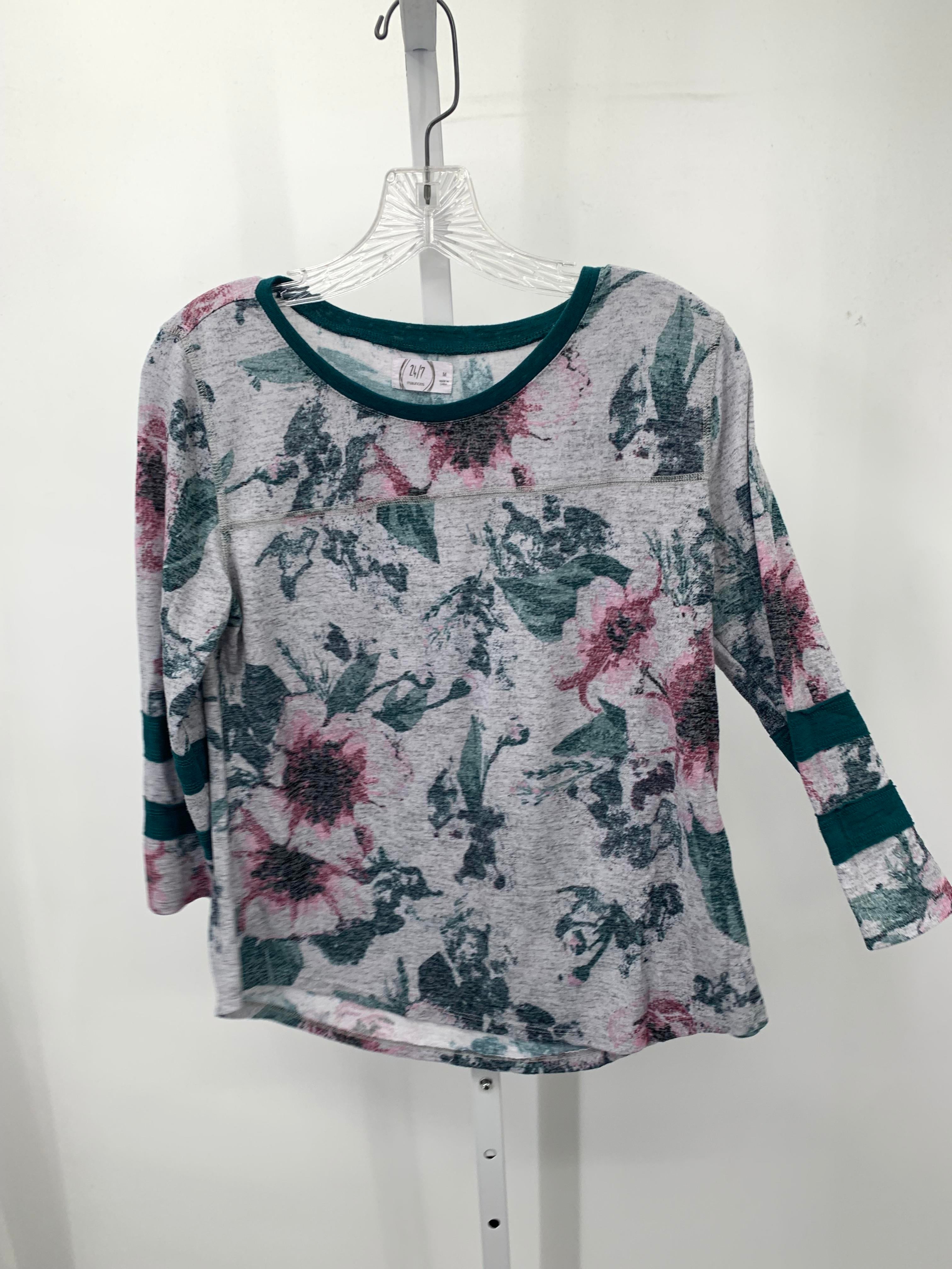 Maurices Size Medium Misses 3/4 Sleeve Shirt