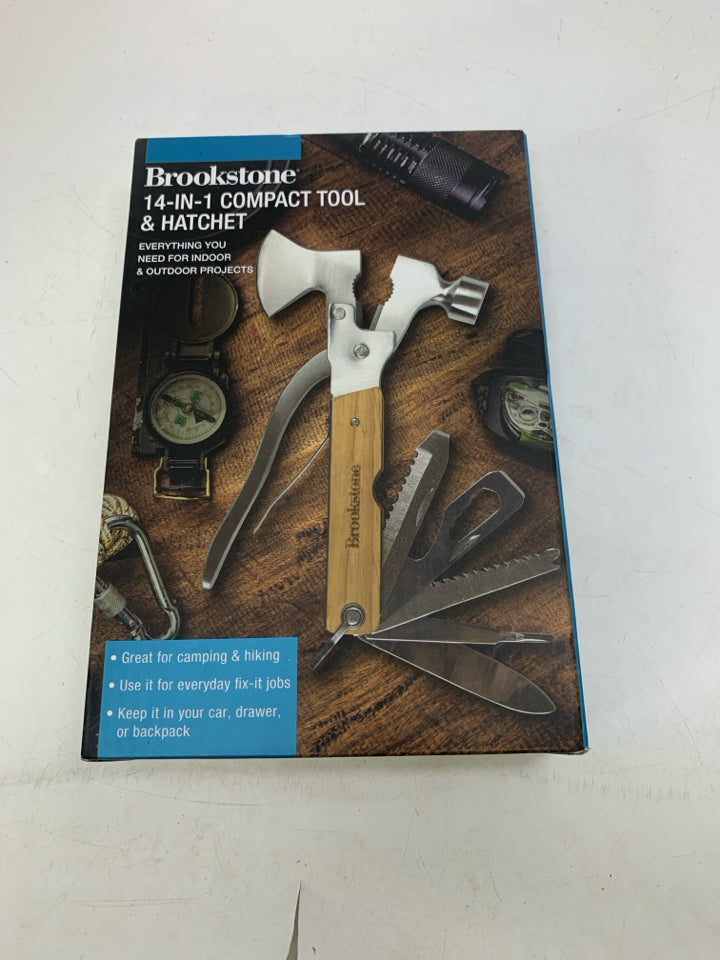 NIB 14 IN 1 COMPACT TOOL.
