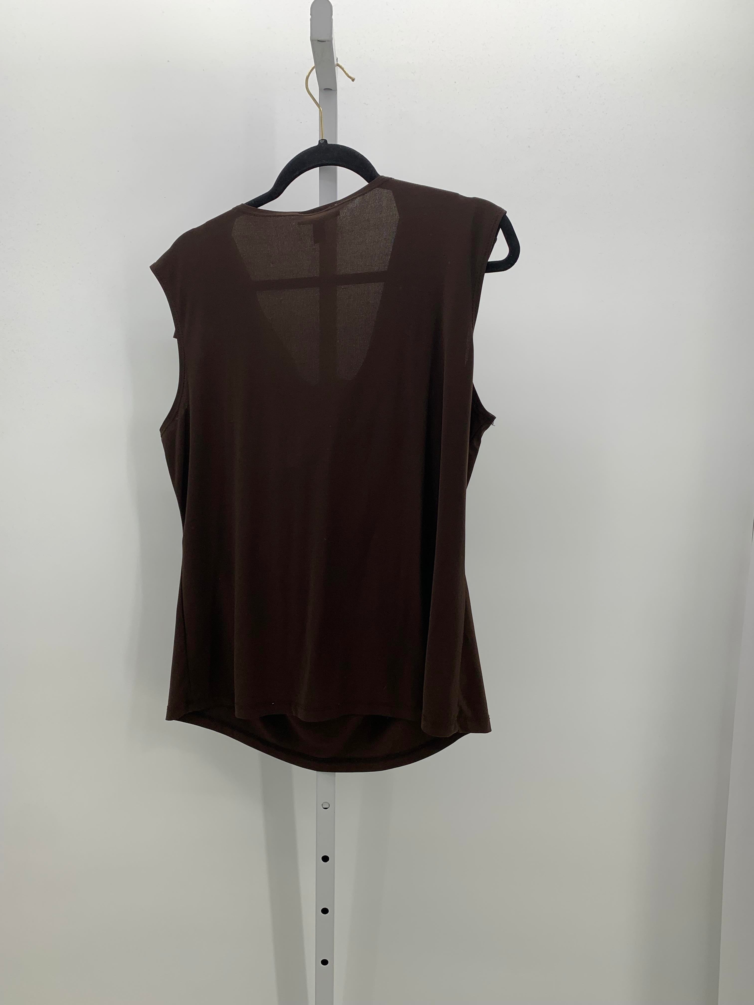 Dress Barn Size Extra Large Misses Sleeveless Shirt