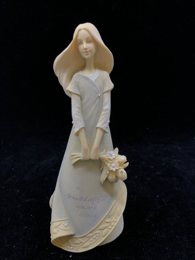 RESIN GRANDAUGHTER FIGURE.