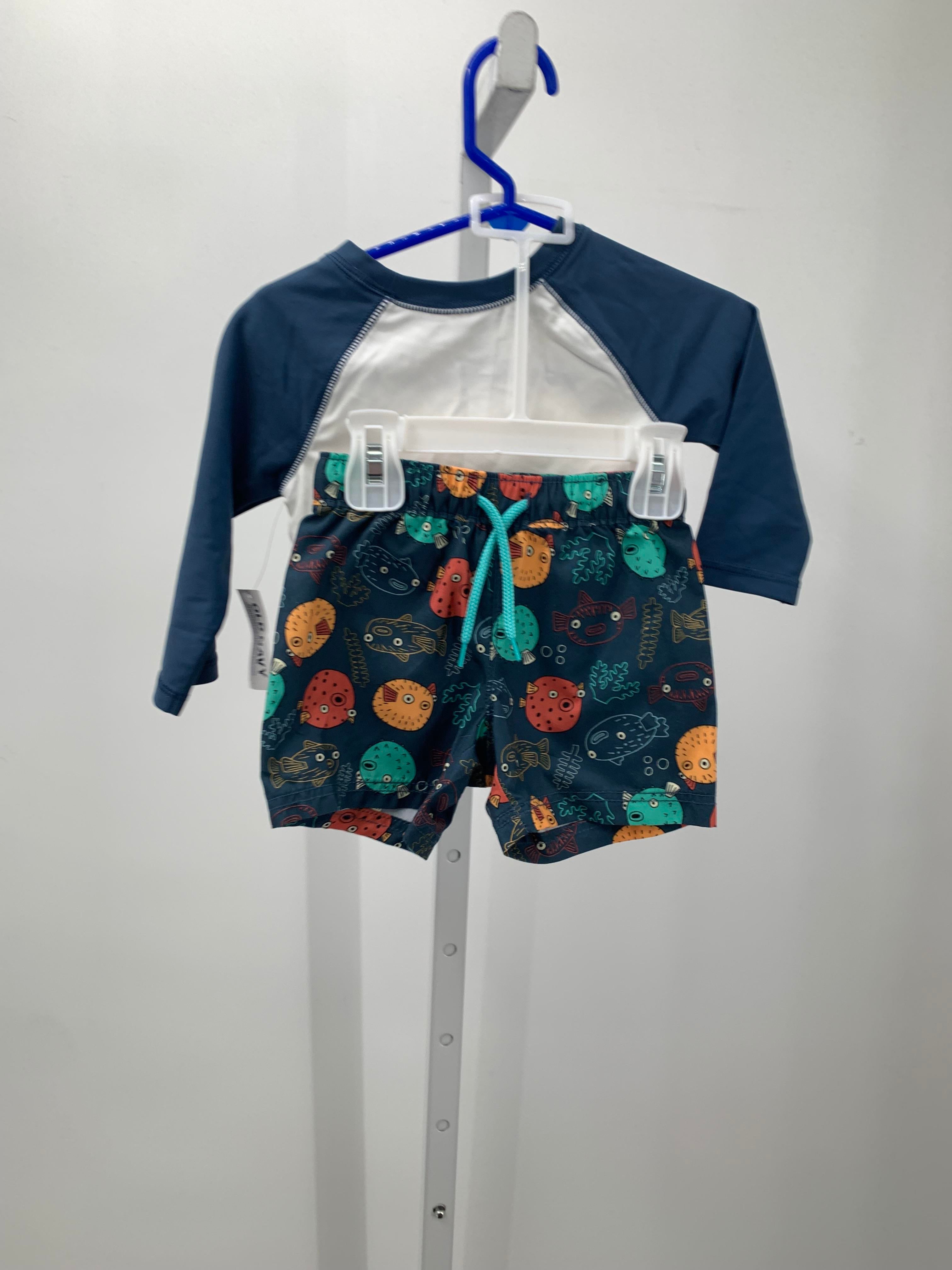 NEW LONG SLV SHIRT PUFFER FISH SHORTS