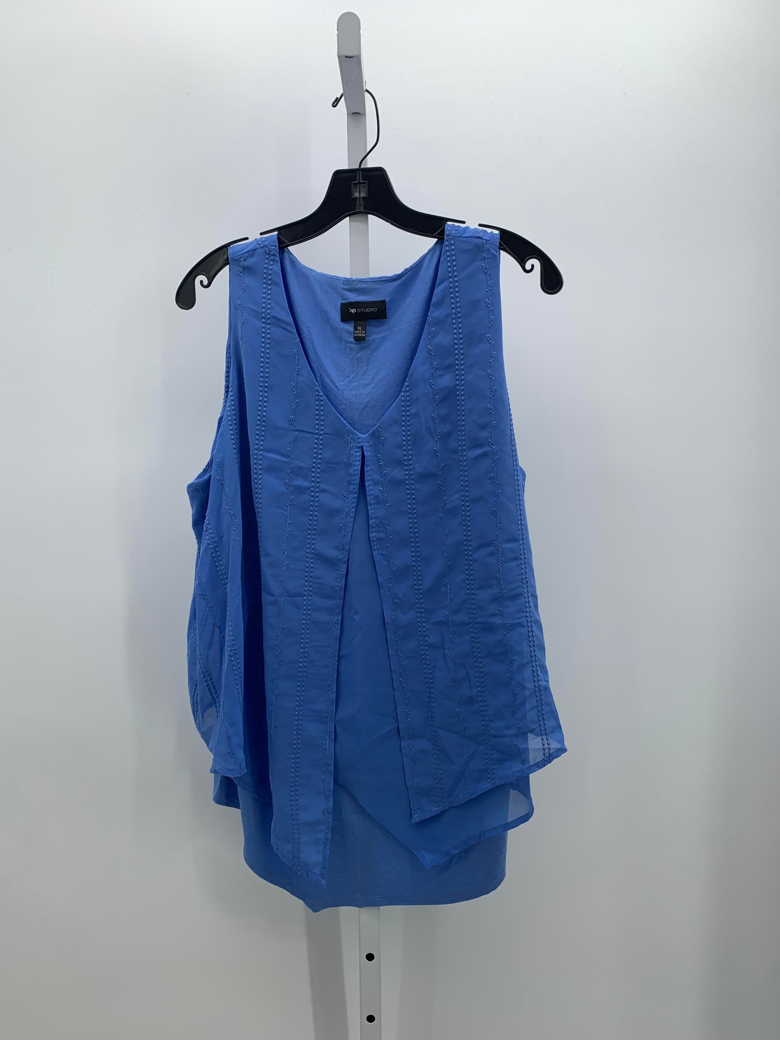 Ab Studio Size Extra Large Misses Sleeveless Shirt