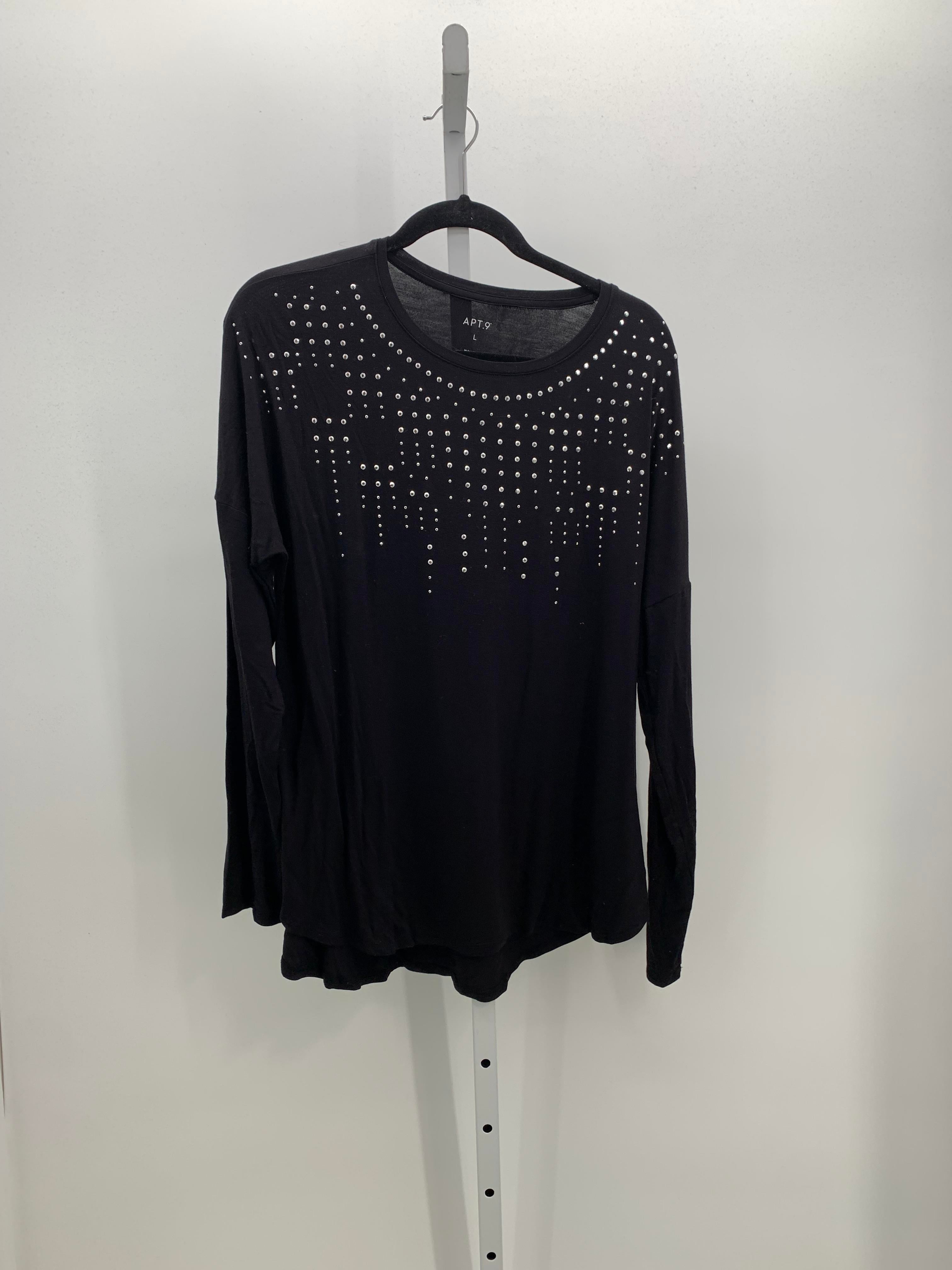Apt. 9 Size Large Misses Long Sleeve Shirt