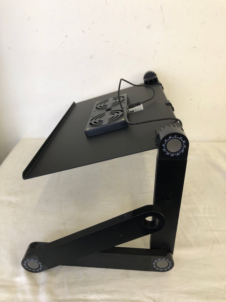 ADJUSTABLE BASE LAPTOP STAND W/COOLING FANS.