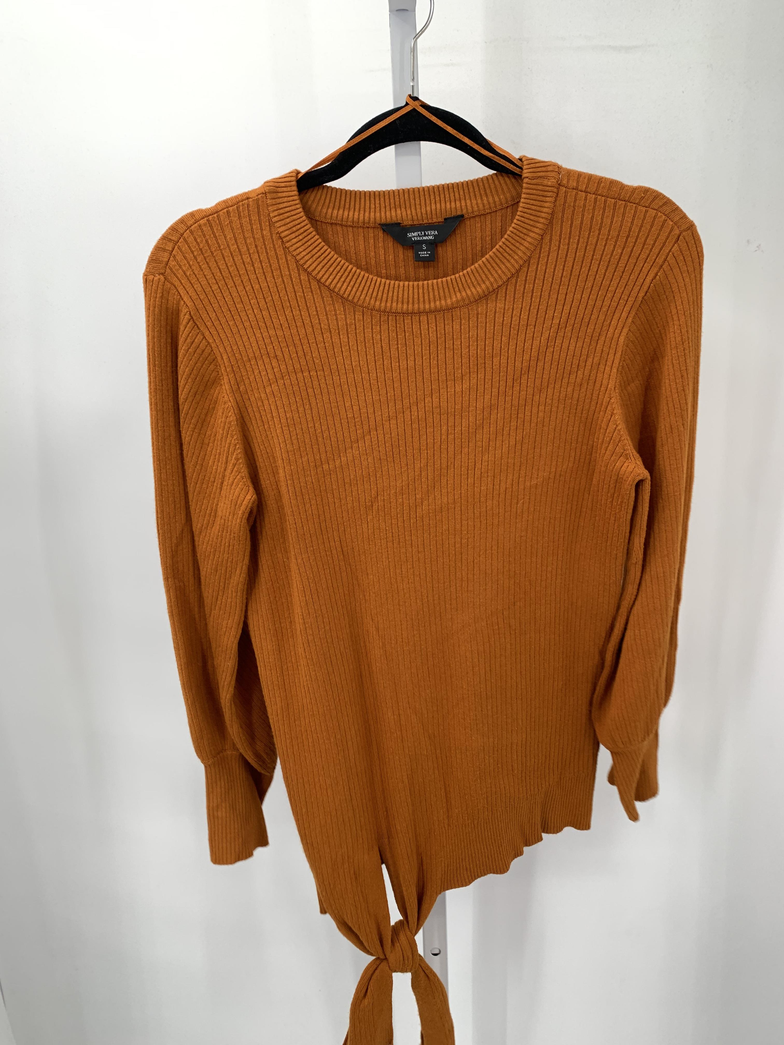 Vera Wang Size Small Misses Long Slv Sweater