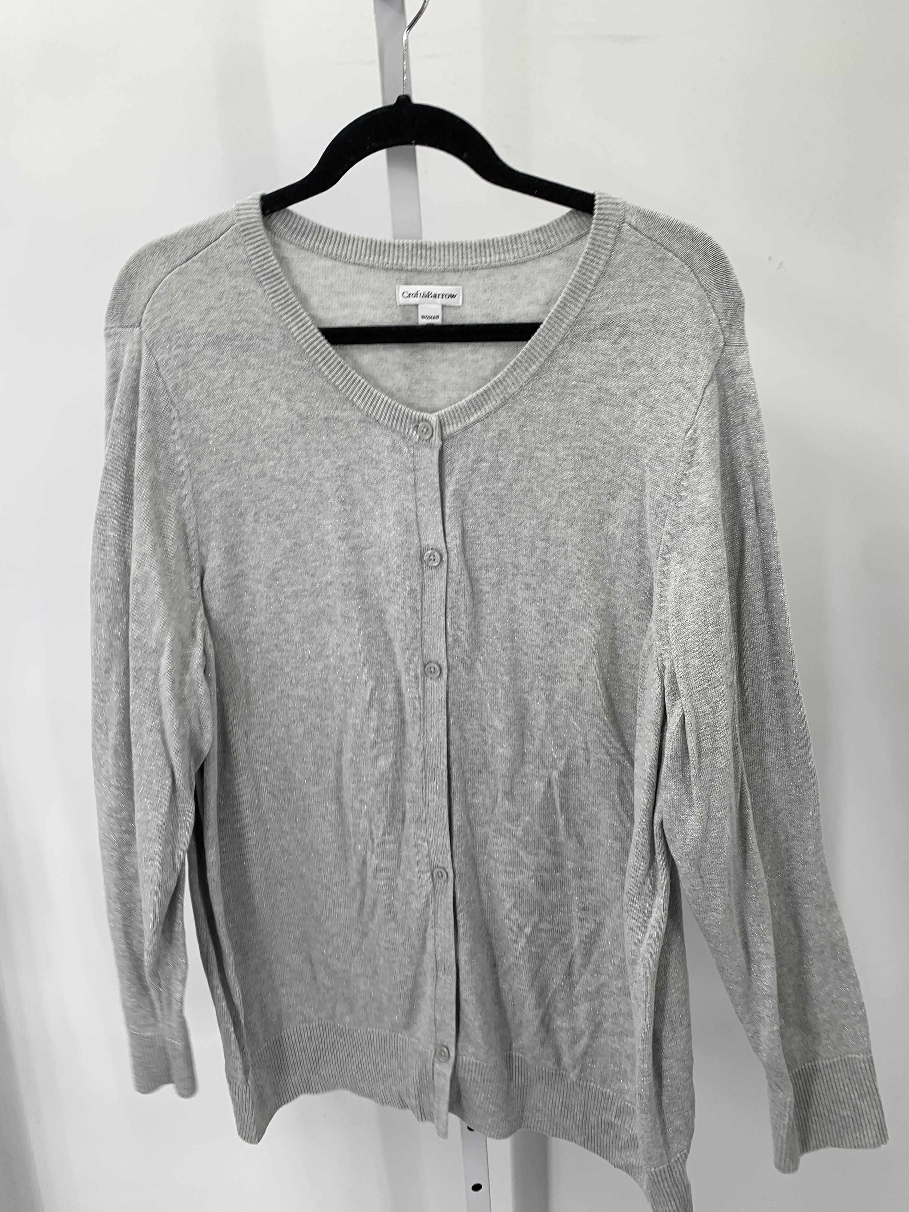 Croft & Barrow Size 2X Womens Long Slv Sweater