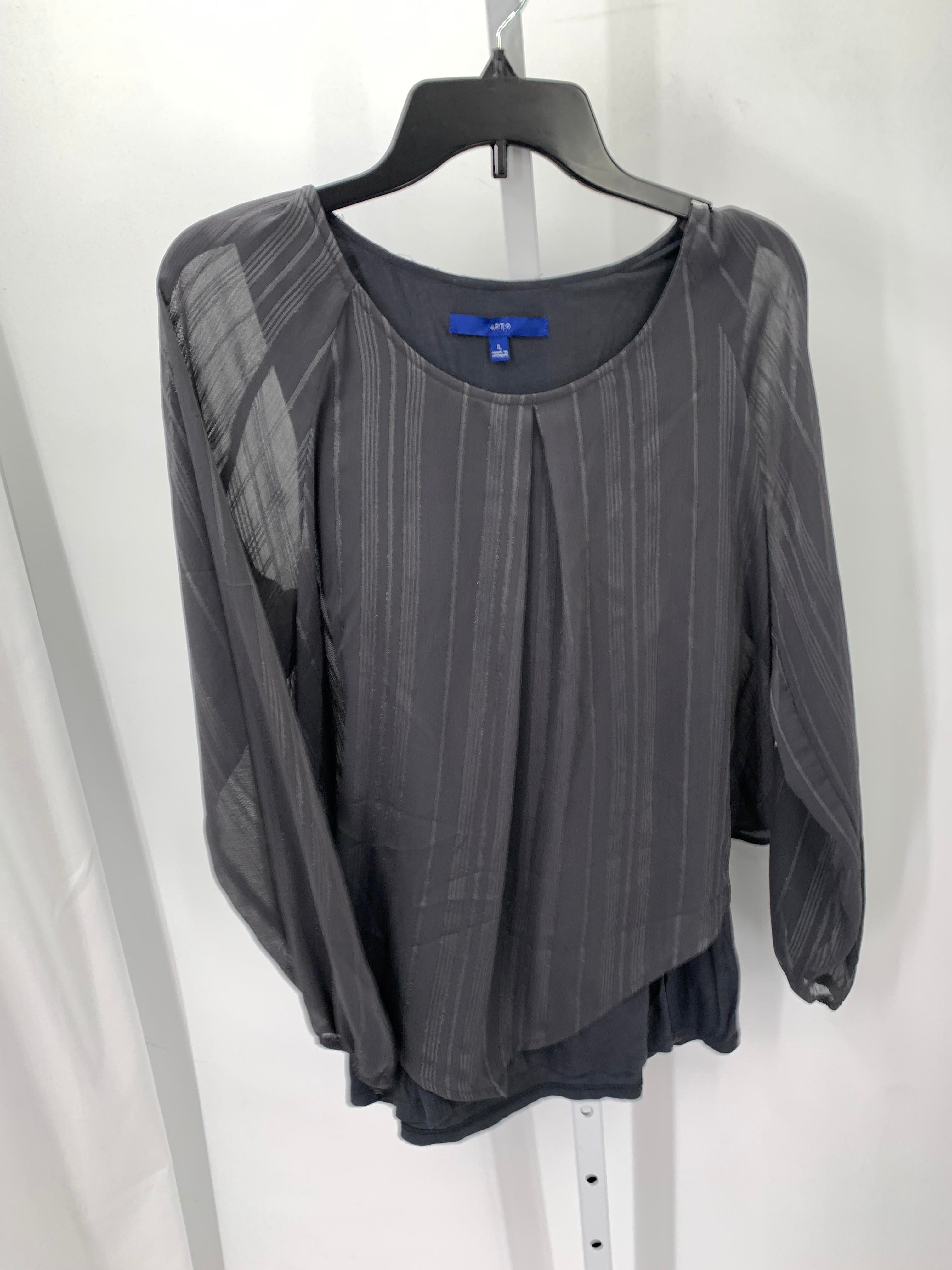 Apt. 9 Size Large Misses Long Sleeve Shirt