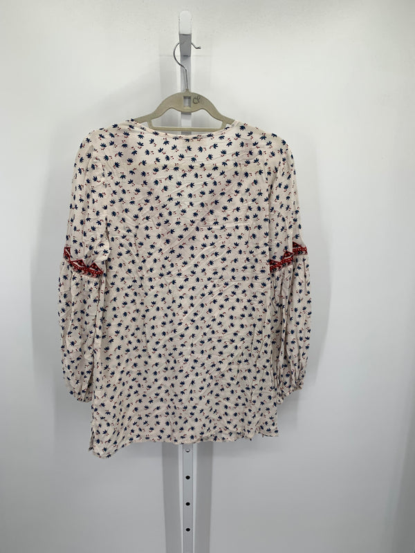 Suzanne Betro Size Medium Misses Long Sleeve Shirt