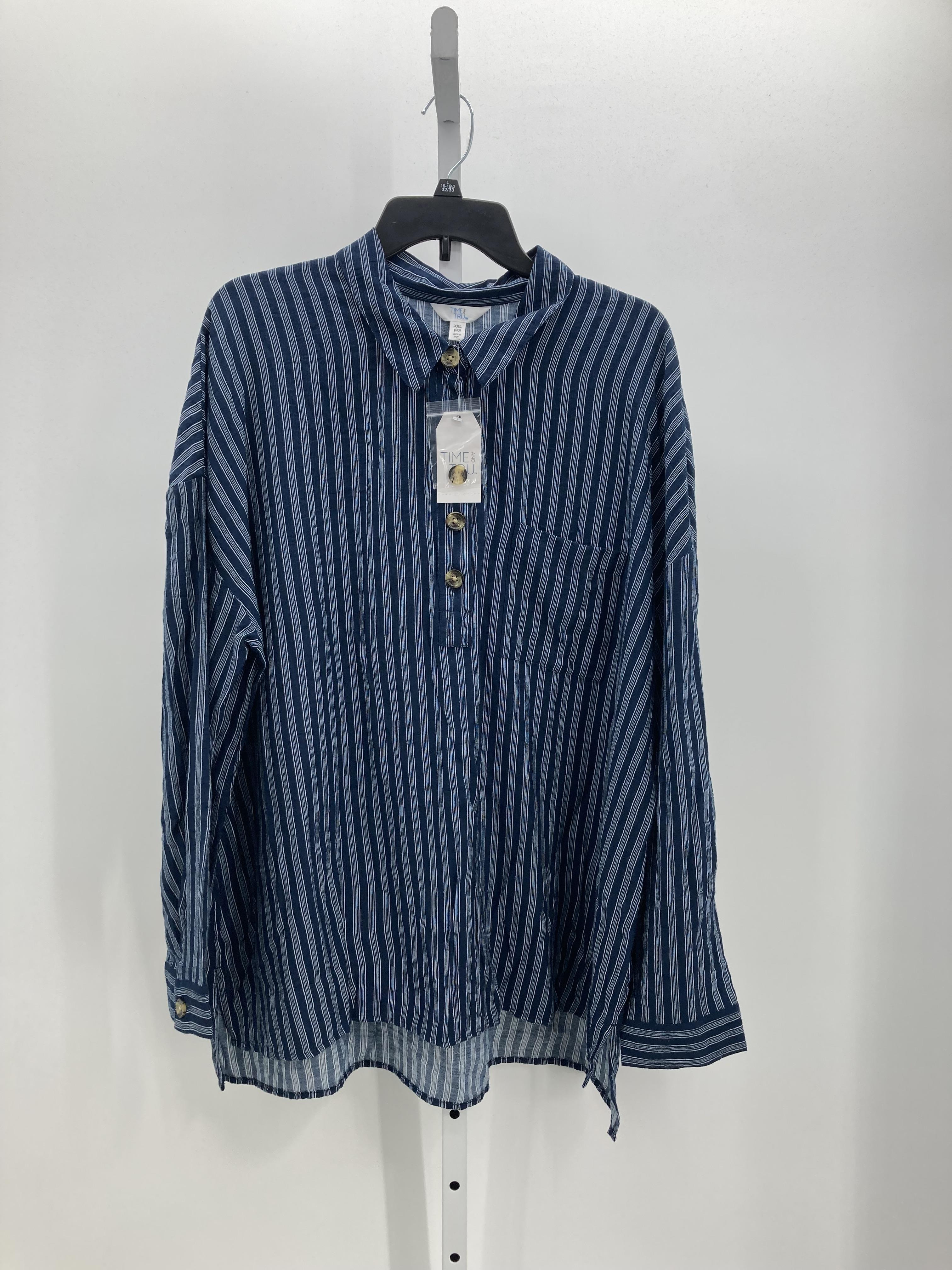 Time and Tru Size XXL Misses Long Sleeve Shirt