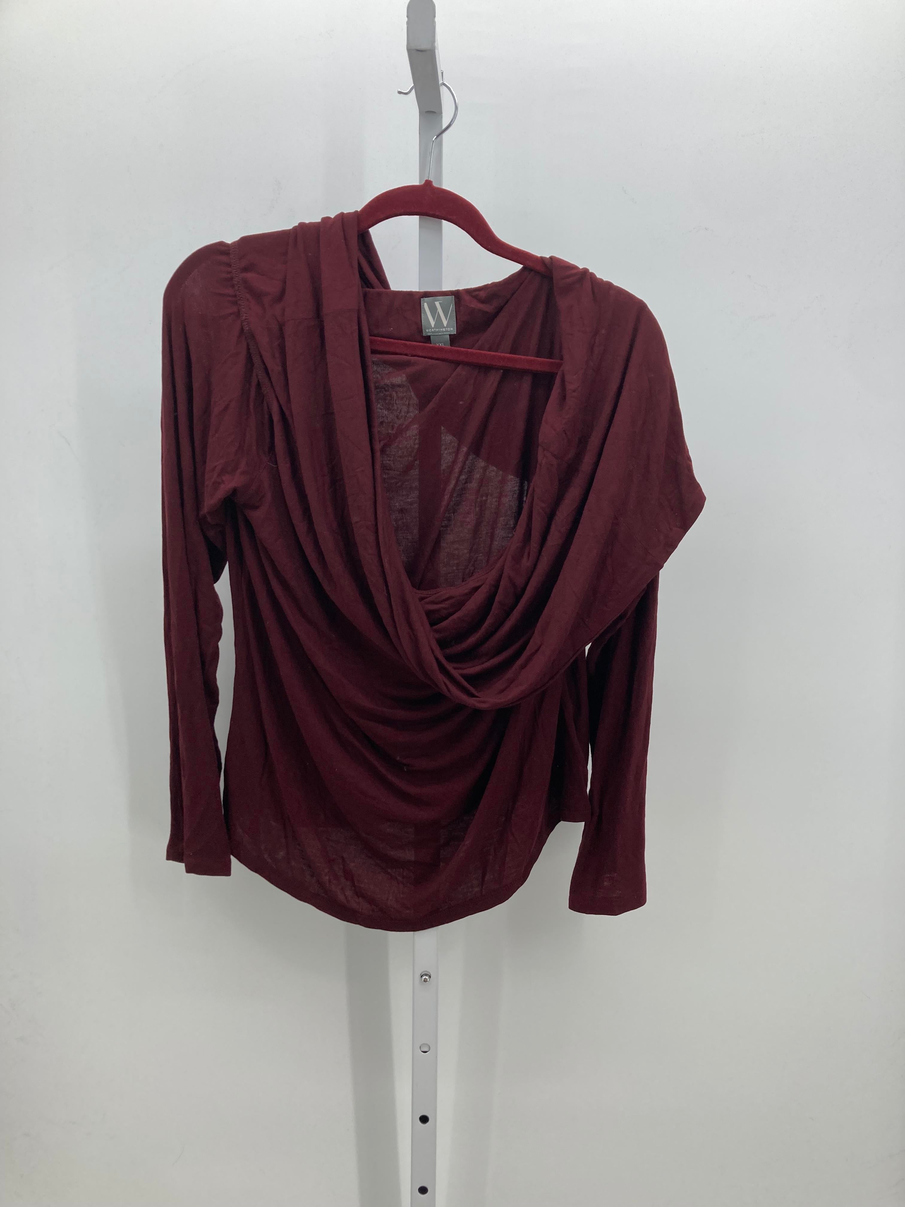 Worthington Size XXL Misses Long Sleeve Shirt