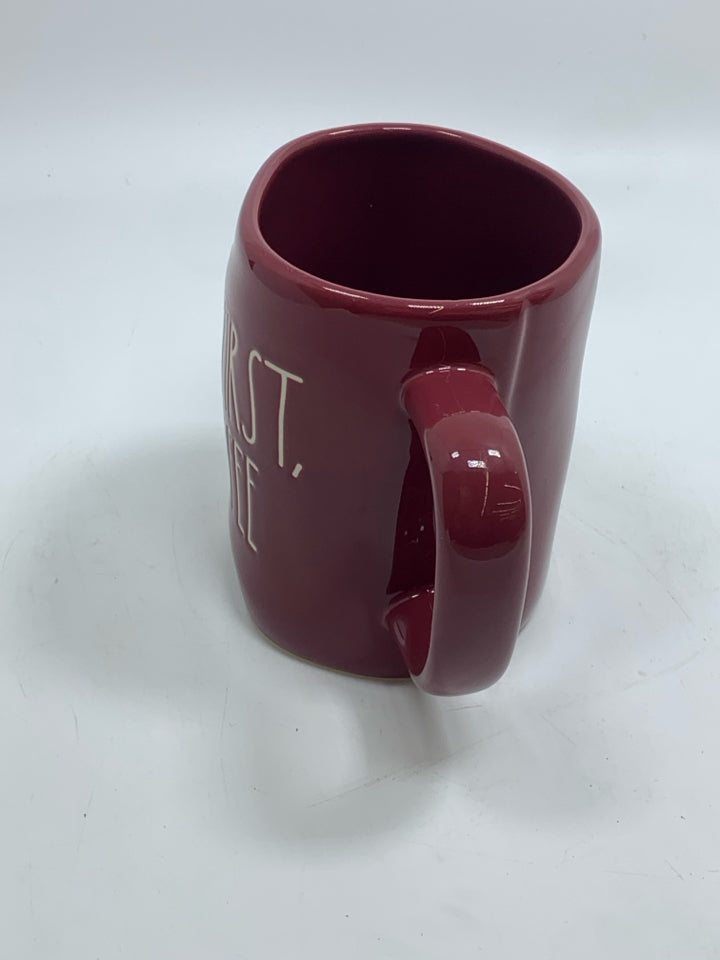 RAE DUNN BUT FIRST COFFEE MUG.