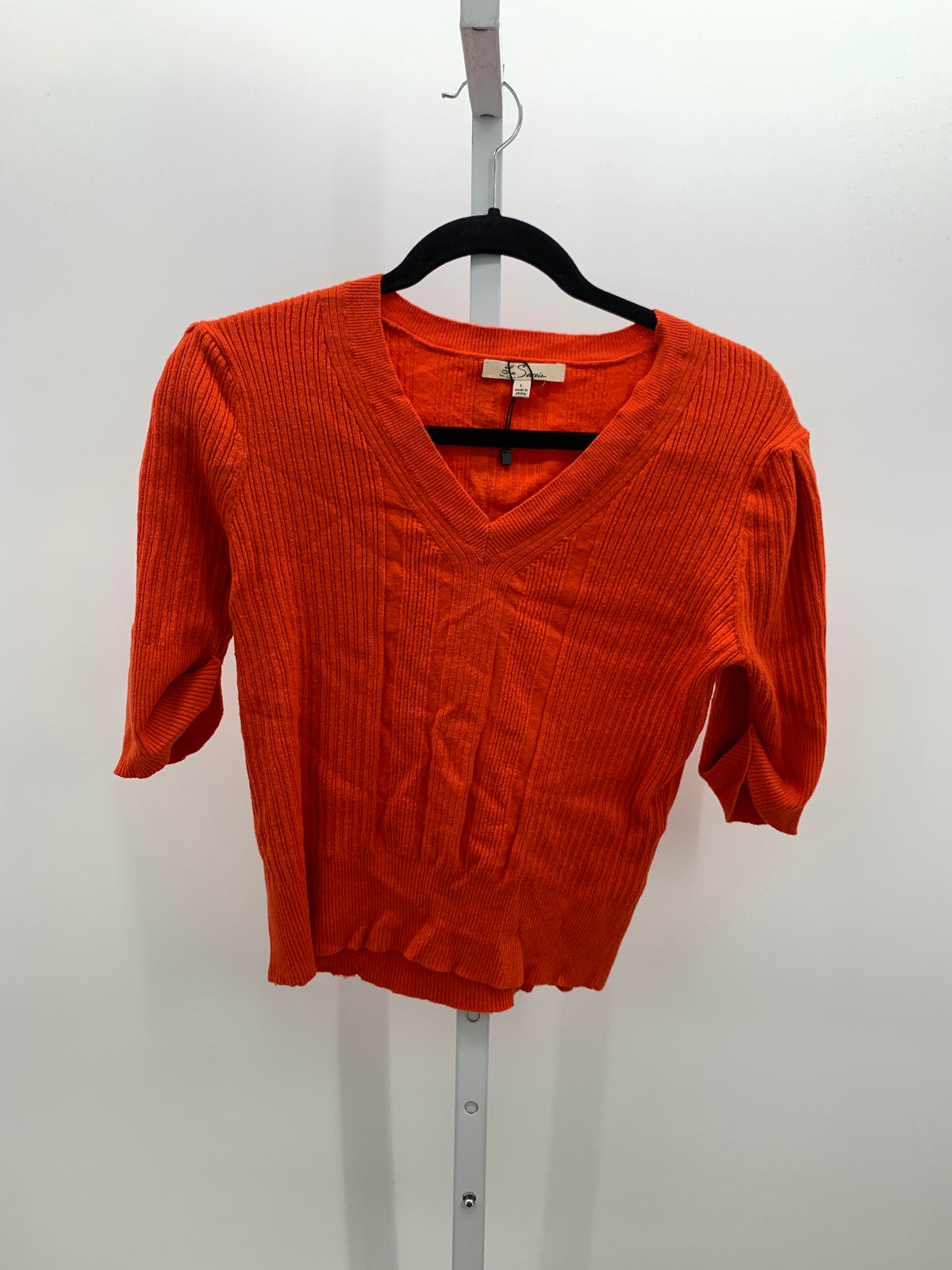 Size Large Misses Short Slv Sweater