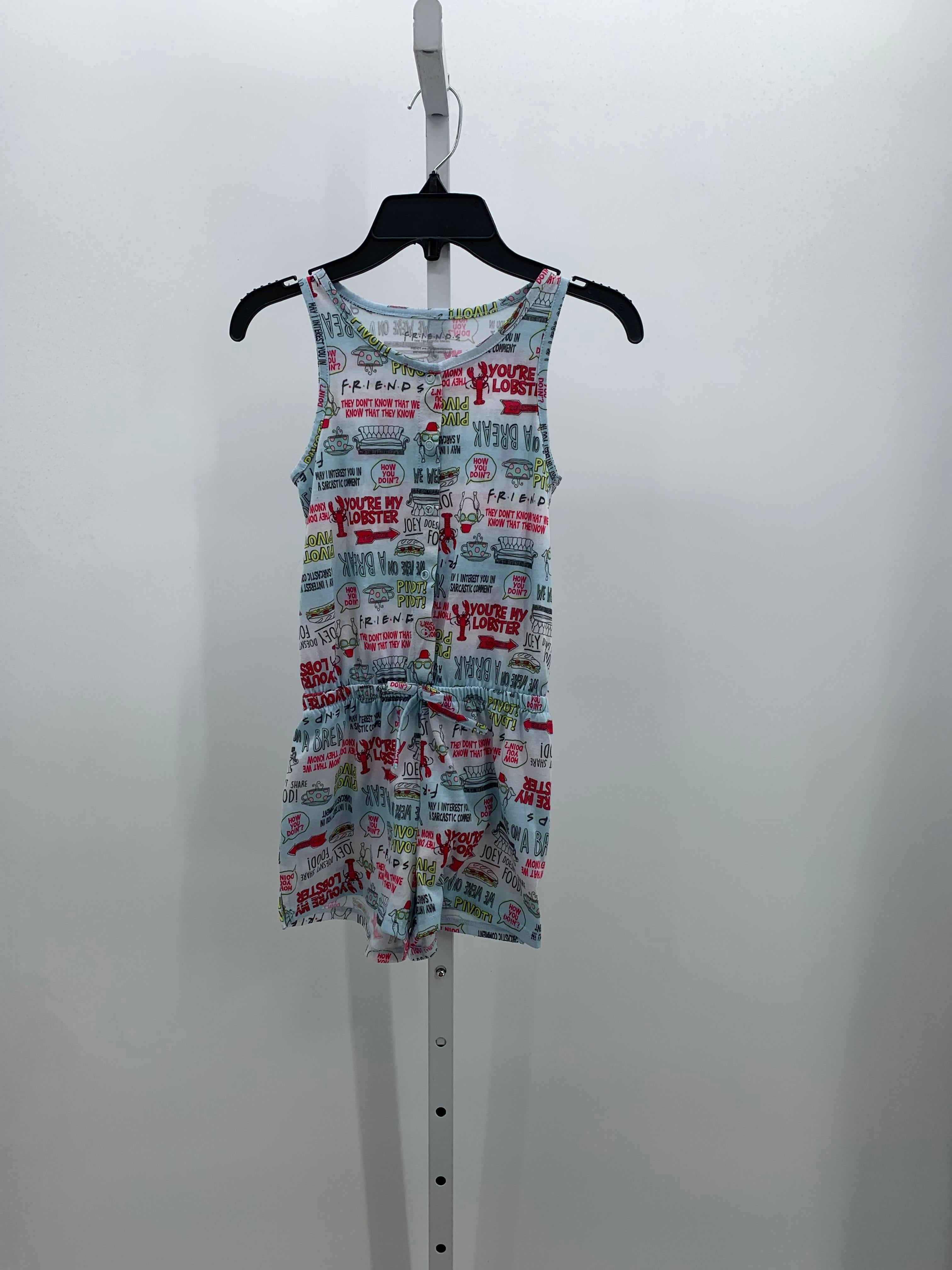Size 6/6X Girls Sleeveless Romper