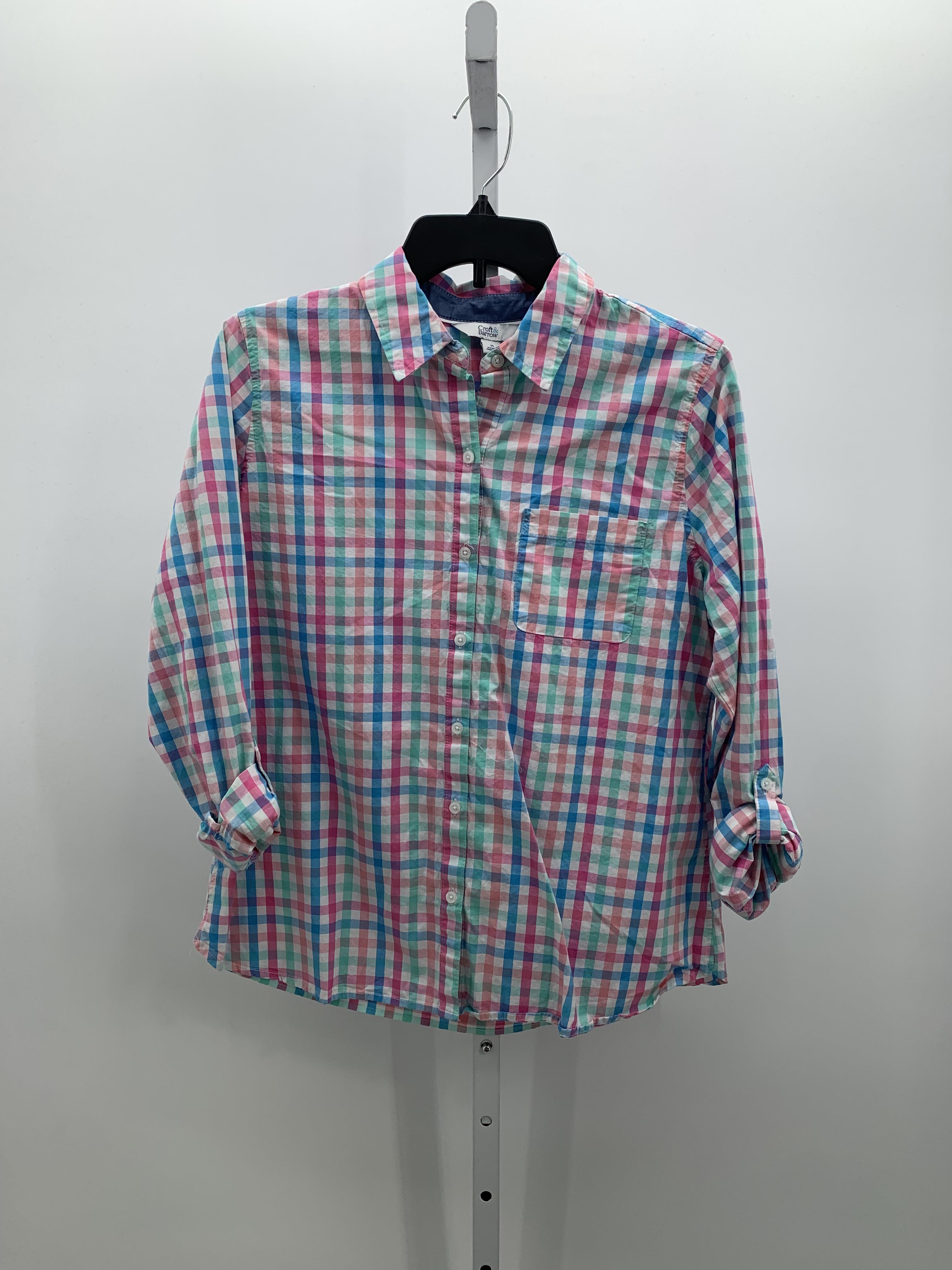 Croft & Barrow Size Medium Misses Long Sleeve Shirt