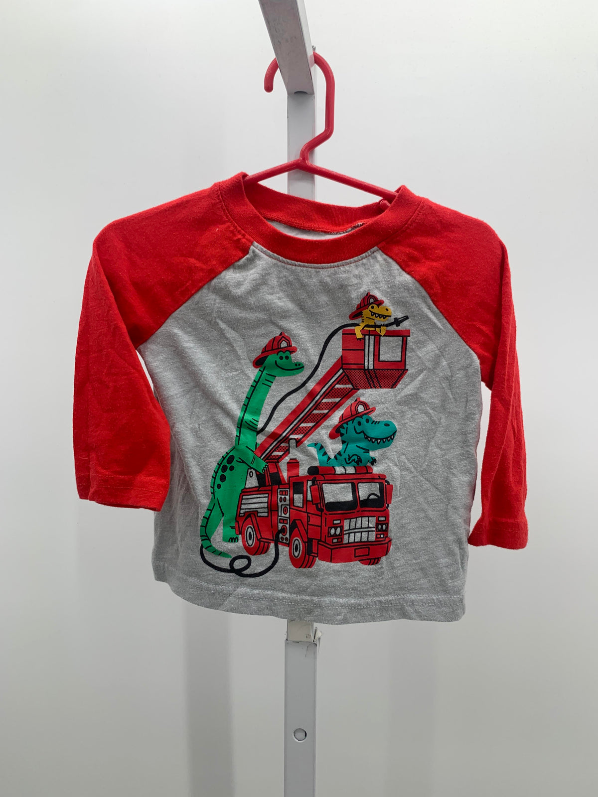 DINO FIRE TRUCK KNIT
