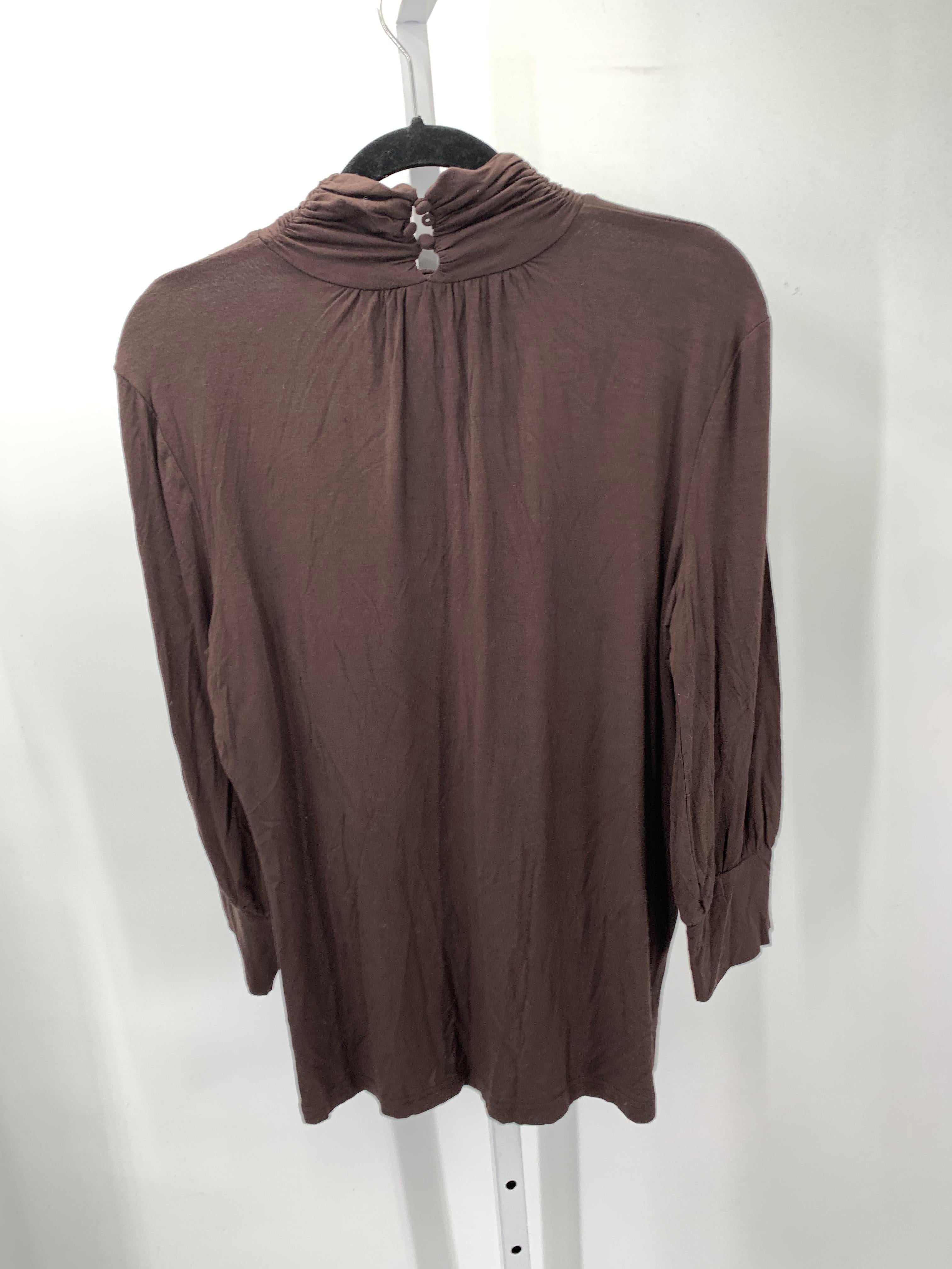 Apostrophe Size X Large Petite Petite Long Sleeve Shirt