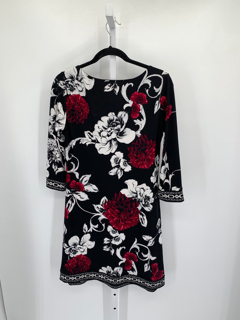 White House Black Size Medium Misses 3/4 Sleeve Dress