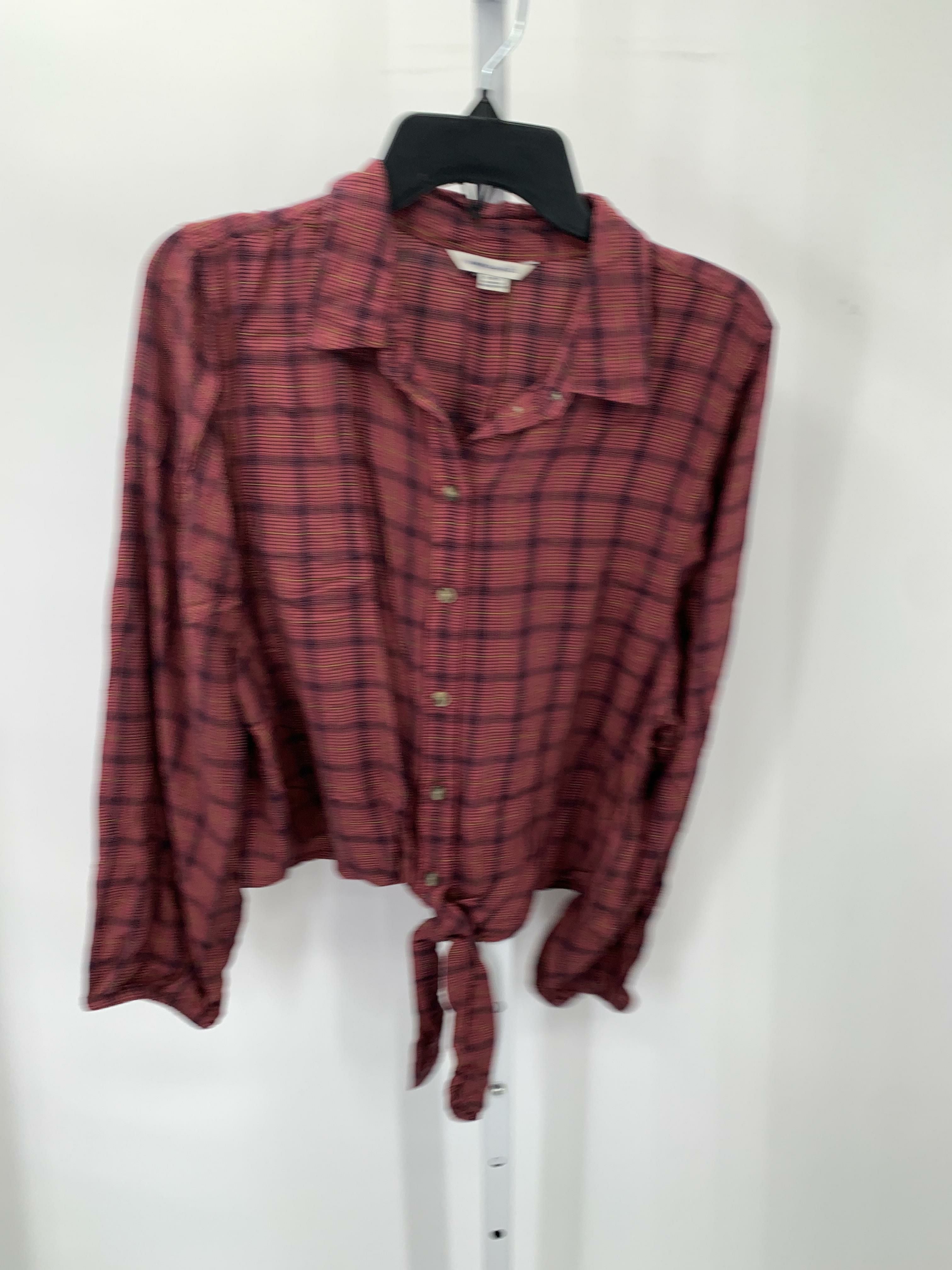 American Eagle Size Medium Juniors Long Sleeve Shirt