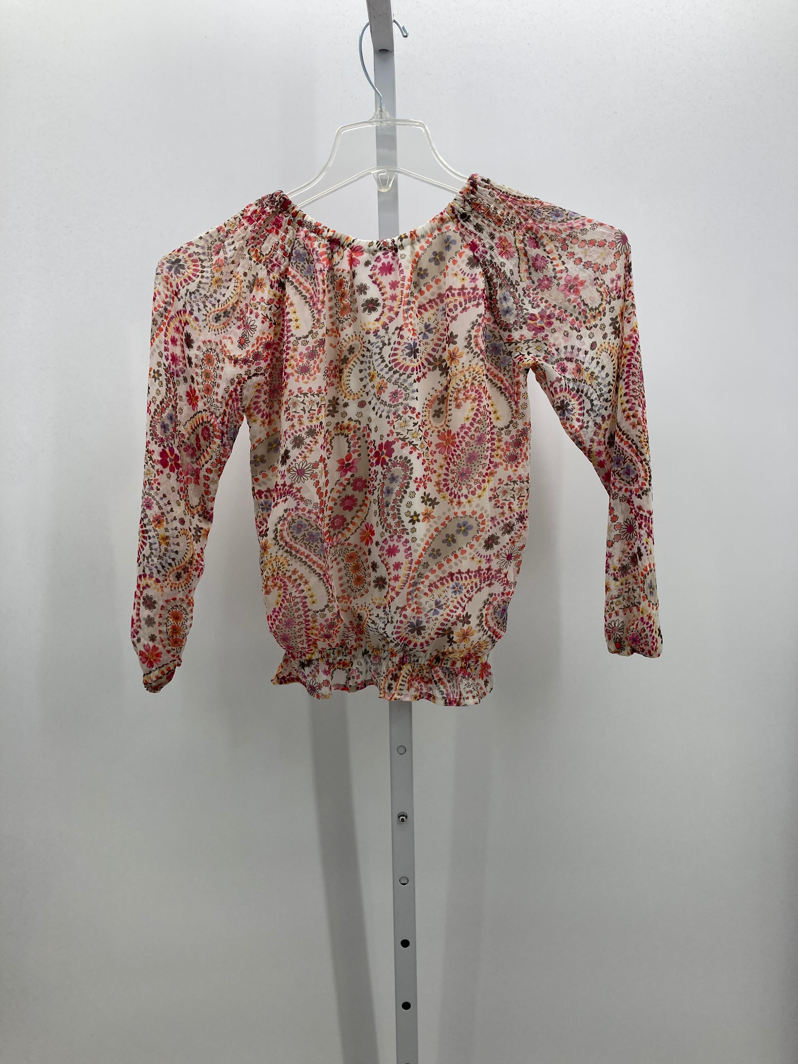 Children's Place Size 7-8 Girls Long Sleeve Shirt