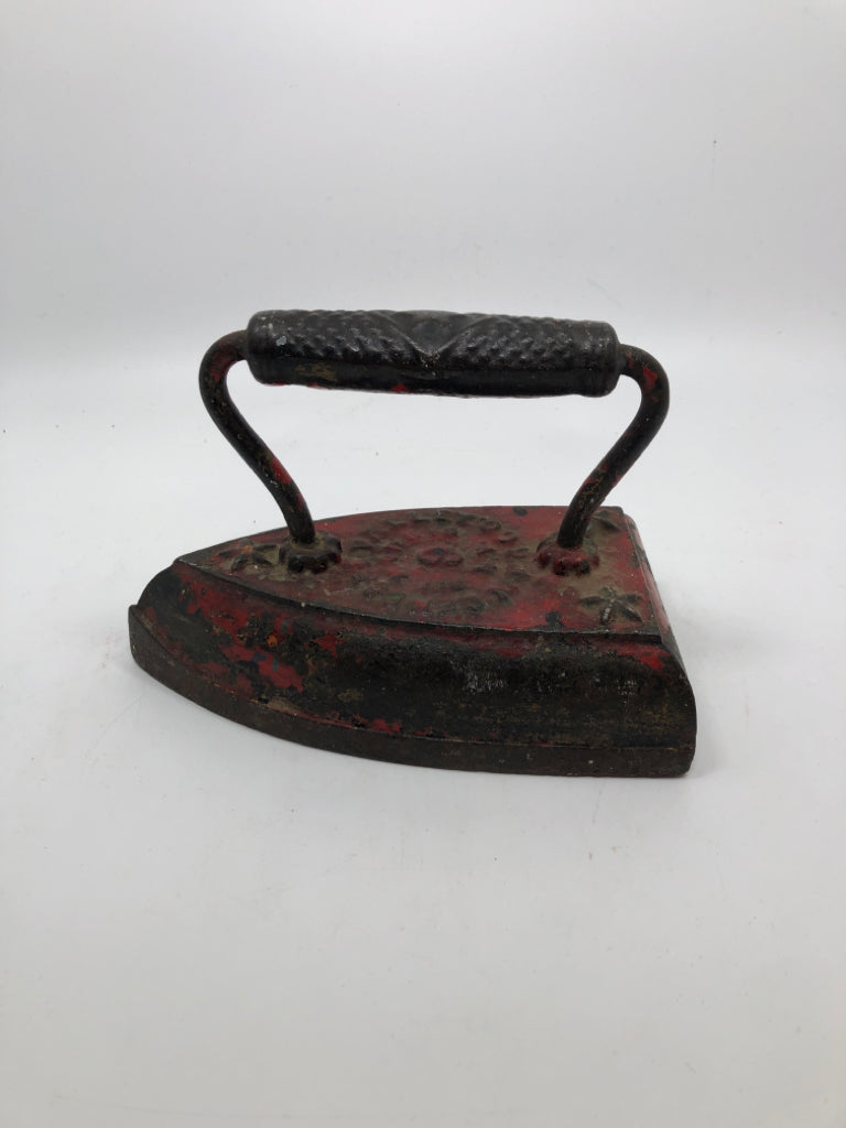VTG HEAVY SAD IRON DOOR STOP #6.
